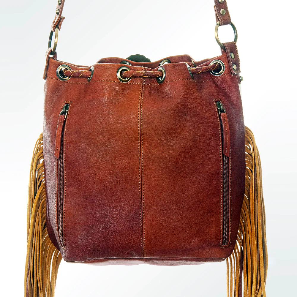 American Darling Genuine Leather Concho Purse - Stylish Western Handbag for Women, Perfect for Cowgirl Outfits & Country Music Festivals