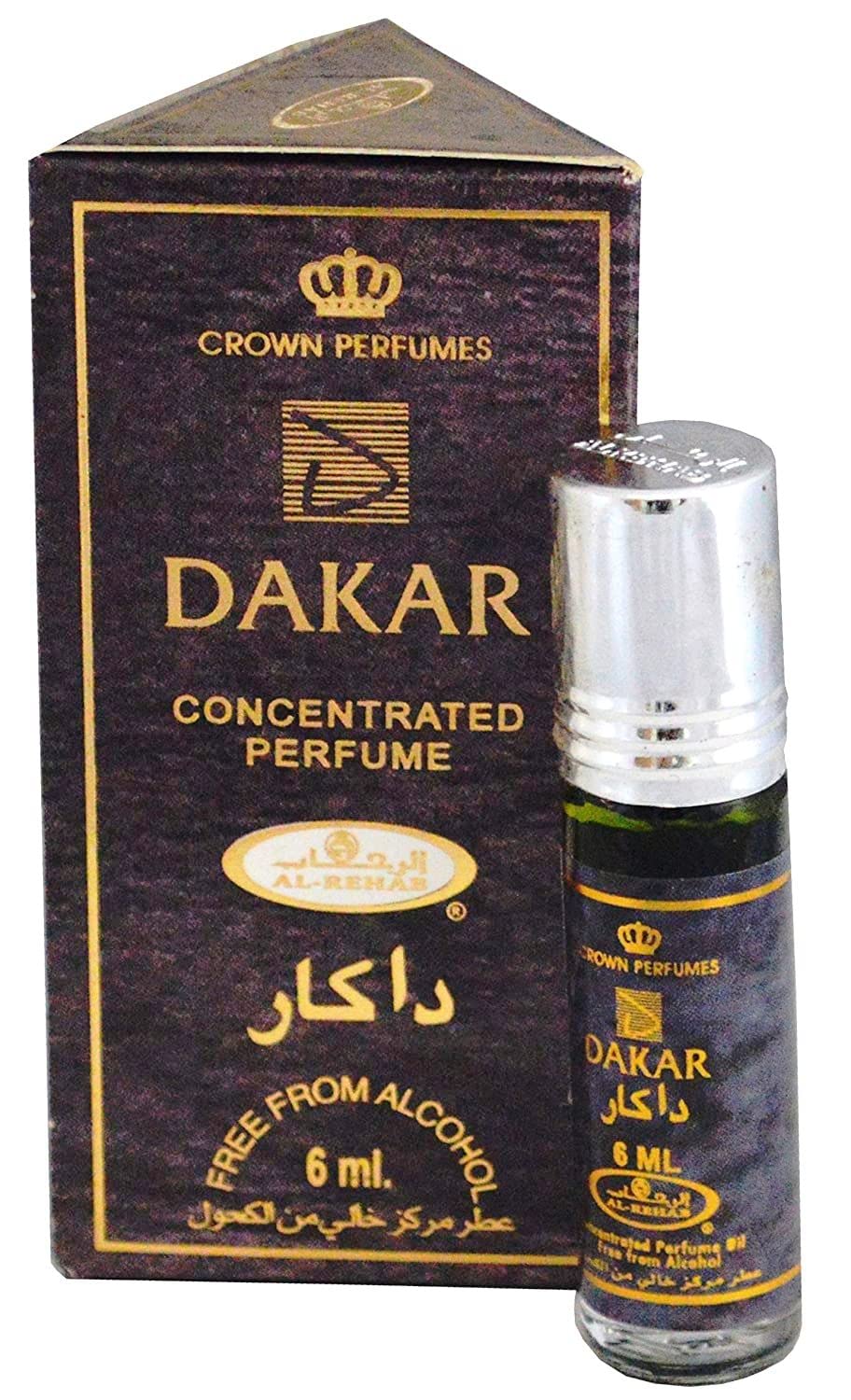 Al-Rehab Dakar Perfume Oil 6ml (.2 oz) – Long-Lasting Arabian Fragrance for Women & Men – Perfect for Daily Wear, Special Occasions & Gifting