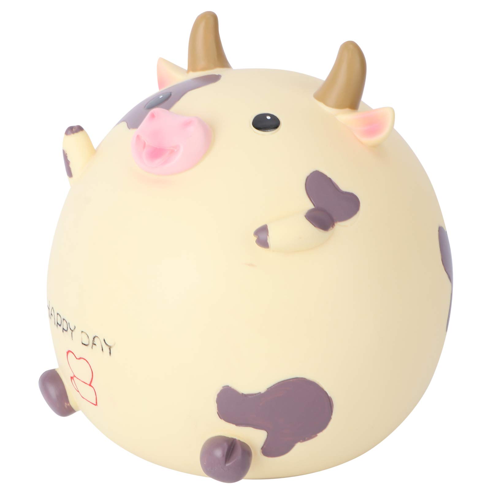 Cabilock Khaki Cow Resin Piggy Bank for Kids - Money Saving Coin Bank for Boys & Girls, Durable Resin Money Box for Nursery, Bedroom or Playroom - Perfect Gift for Teaching Children Financial Responsibility