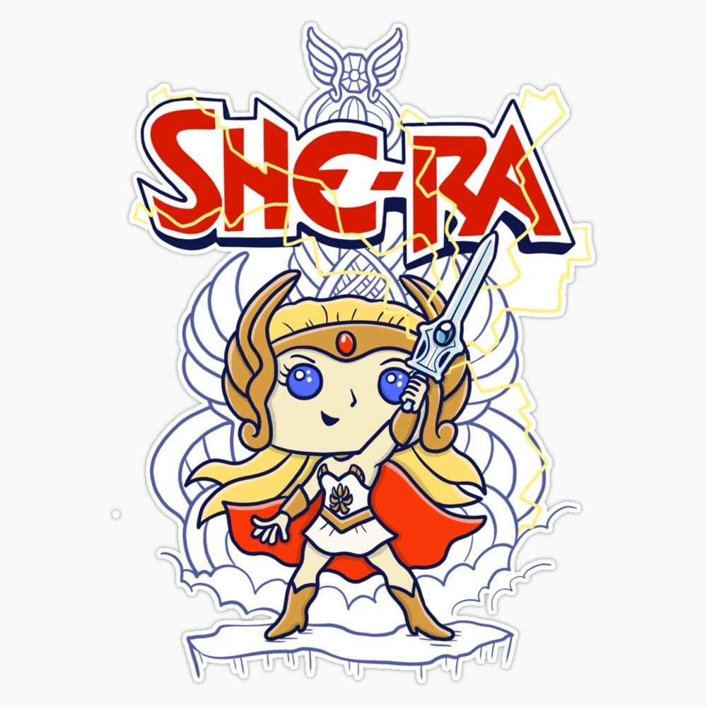 Leyland Designs Classic She-Ra Pop Art Vinyl Sticker - Waterproof 5