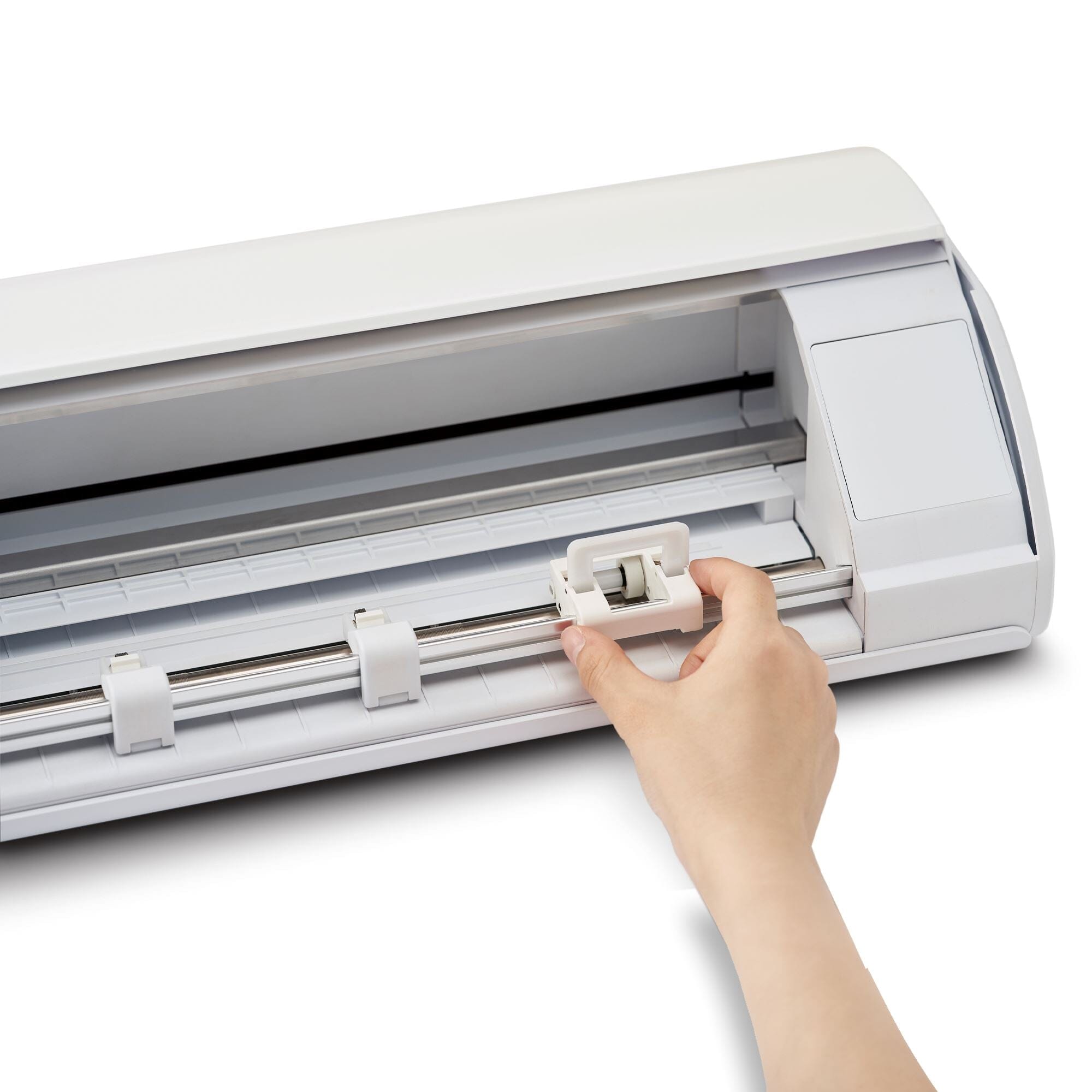 Silhouette Cameo 5 Cutting Machine - White with Electrostatic Grip Mat for Vinyl, Paper, Cardstock | Perfect for DIY Crafts, Home Decor, and Scrapbooking Projects
