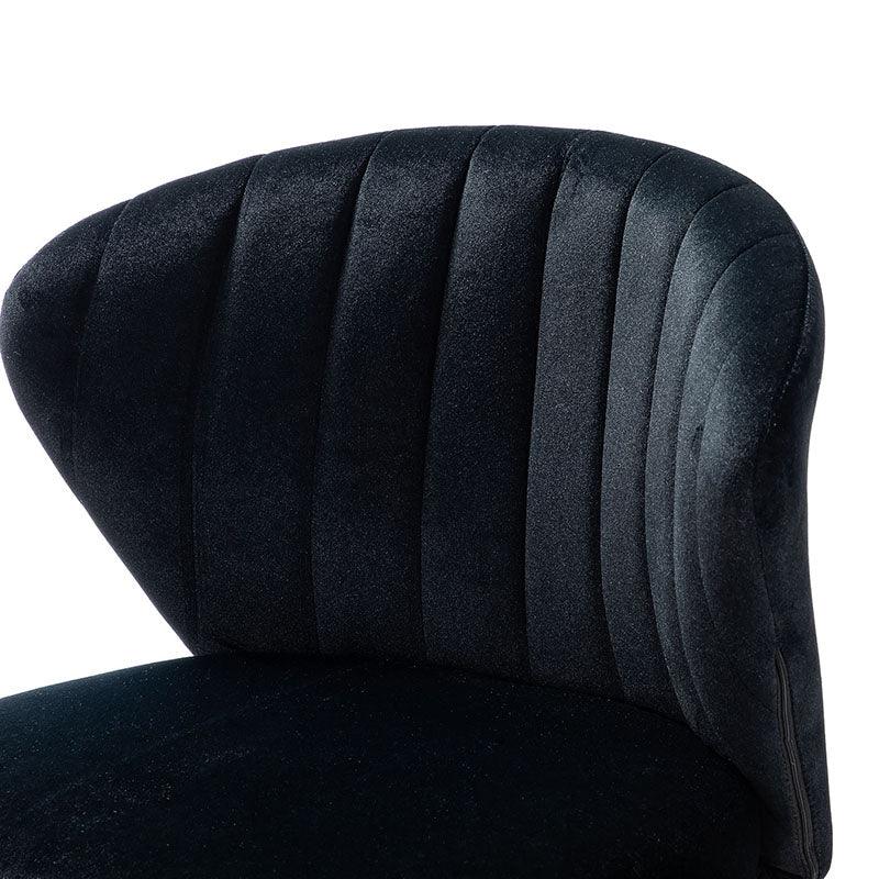 Luxury Aruna Velvet Upholstered Accent Chair - Soft Velvet Fabric, Comfortable Seating for Living Room, Bedroom, or Office - Elegant Home Decor & Stylish Furniture