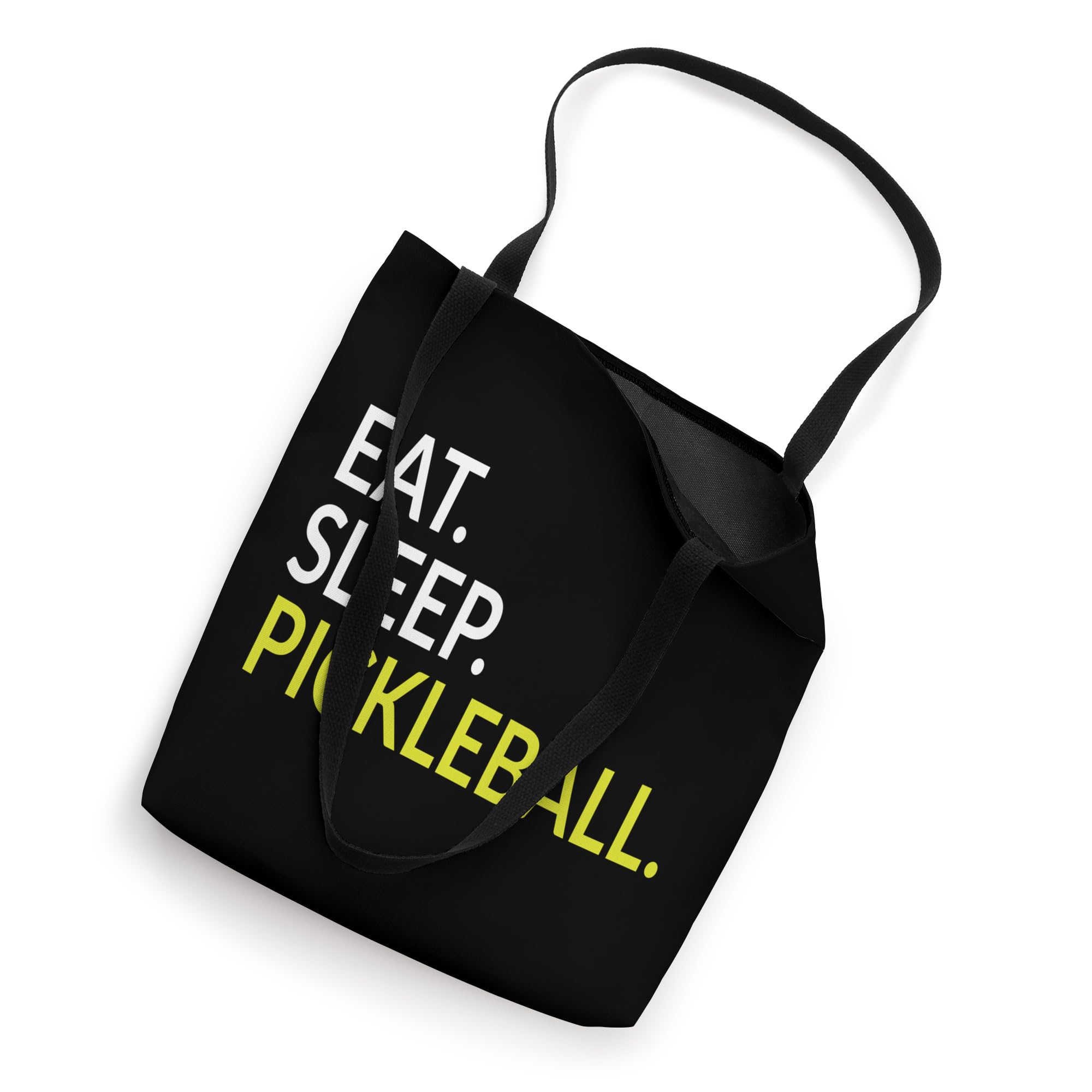 Funny Pickleball Lovers Tote Bag - Eat Sleep Pickleball Design - Perfect for Pickleball Games, Gifts & Everyday Use