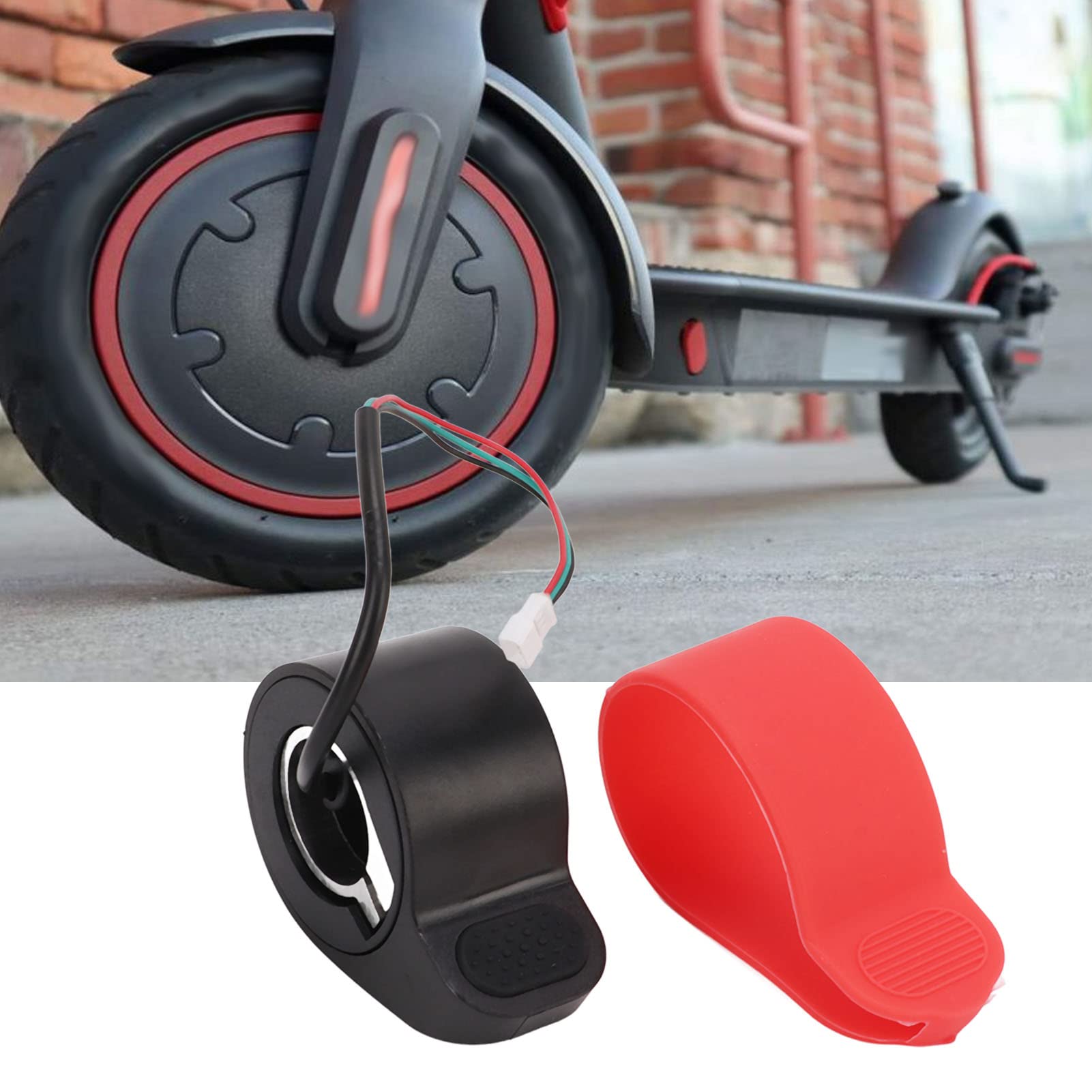 OUKENS Electric Scooter Thumb Throttle Accelerator with Silicone Cover - Replacement Thumb Control for E-Scooters - Perfect for Commuting & Urban Riding