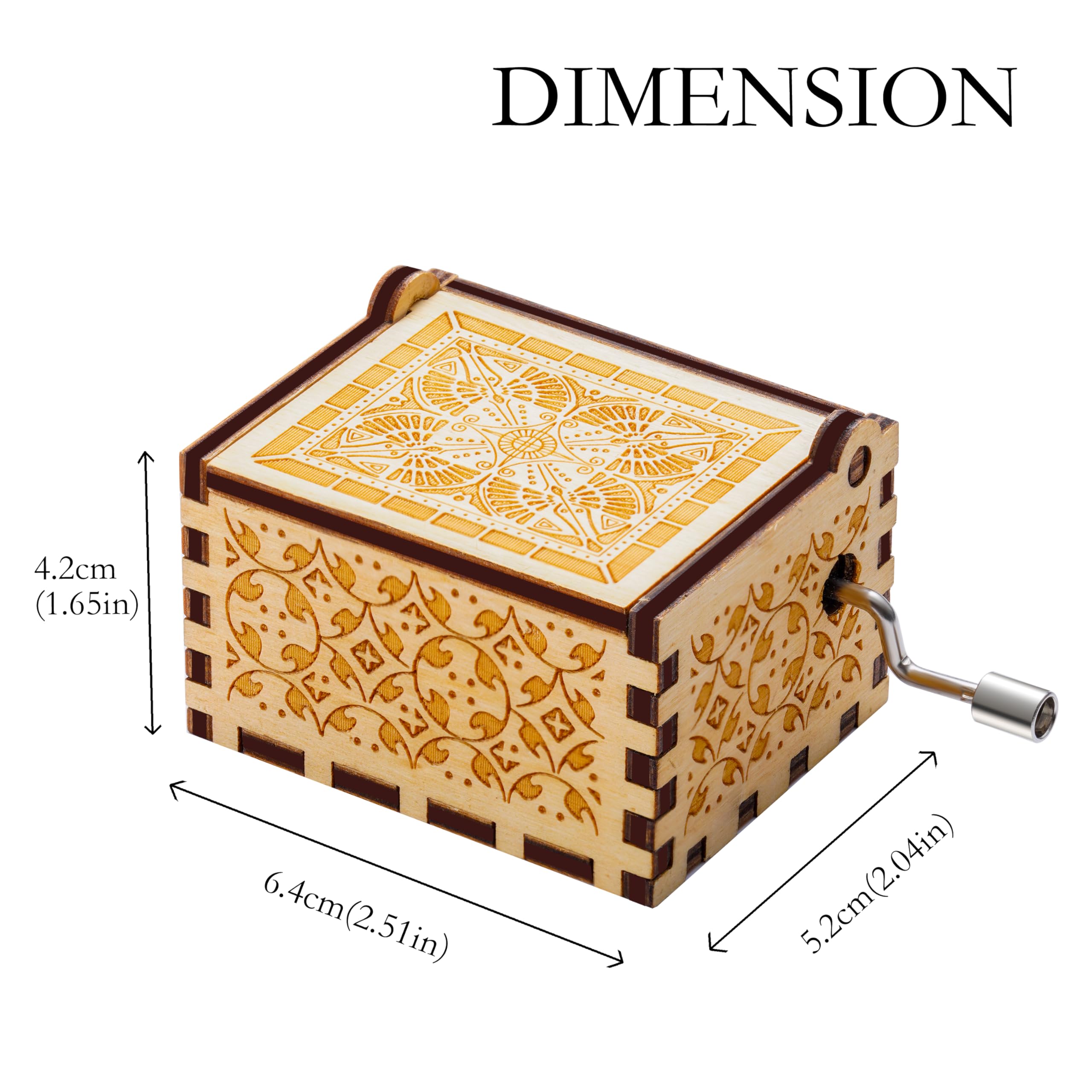 Personalized Wooden Music Box for Women - Unique Inspirational Gift for Her, Best Friend, Teacher, Nurse, Mom, Grandma - Perfect for Christmas, Birthday, Friendship Day - Home Decor & Keepsake for Special Occasions