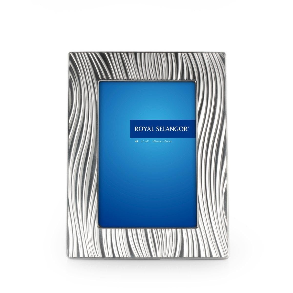 Royal Selangor Handcrafted Pewter Photo Frame - 4R Size, Elegant Sand Finish, Perfect Gift for Weddings & Anniversaries | Display Cherished Memories in Style