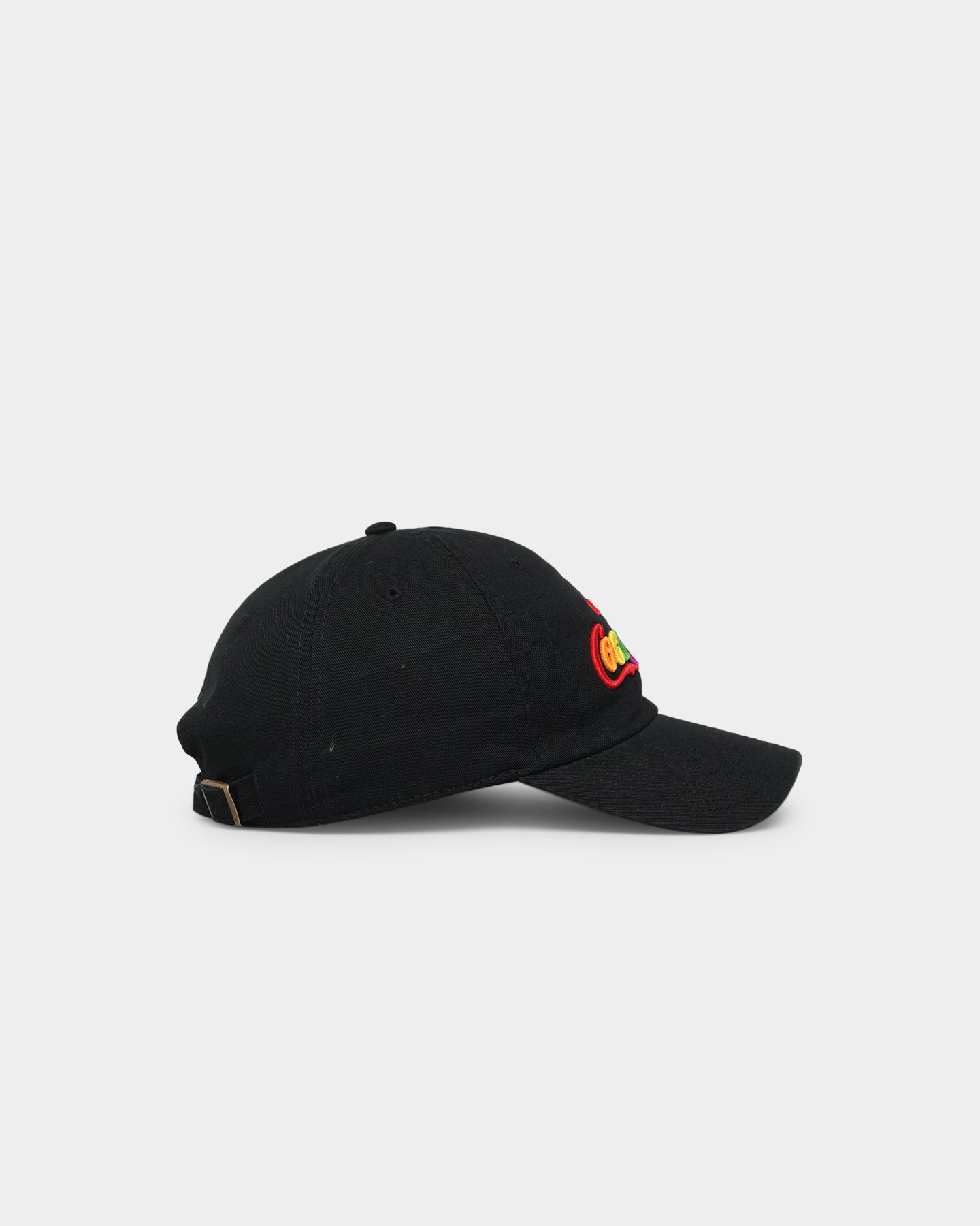 American Needle Coca Cola Pride Ballpark Strapback Black Hat - Adjustable Snapback Cap for Baseball, Sports Fans & Pride Events