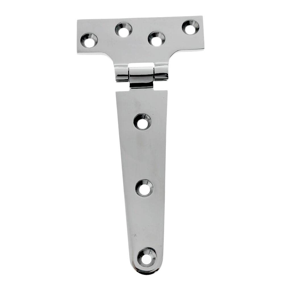 316 Stainless Steel Heavy Duty Hinges - Marine Grade T-Shaped Hinges for Boat, Caravan, Cabinet, Shed & Garden Doors/Gates | Rustproof Hardware for Outdoor & Indoor Use