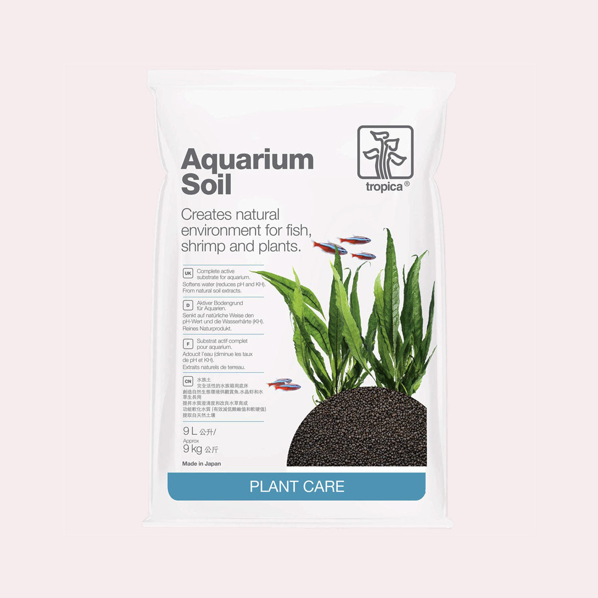 Premium Tropica Aquarium Soil for Planted Tanks - Natural Substrate for Healthy Aquatic Plants | Ideal for Freshwater Shrimp Tanks & Aquascaping