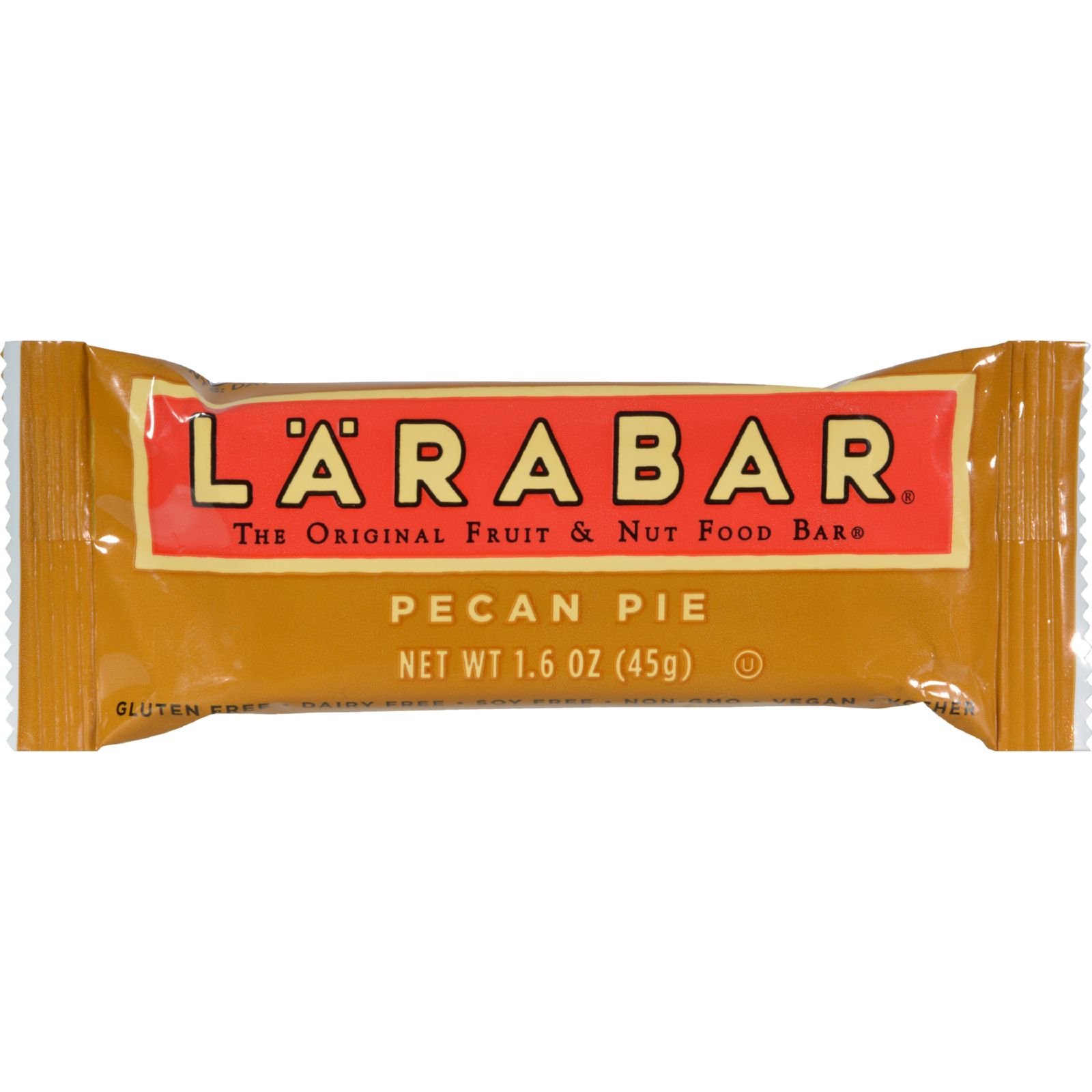 Larabar Original Fruit and Nut Food Bar, Pecan Pie - 16 Pack | Gluten Free, Vegan Snack Bars for Hiking, Travel & Healthy On-the-Go Energy