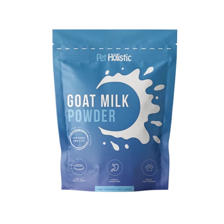 Organic Goat Milk Powder for Dogs & Cats - 14oz | Digestive Health Supplement | Perfect for Puppies, Kittens & Senior Pets | Great for Mixing with Food or as a Treat