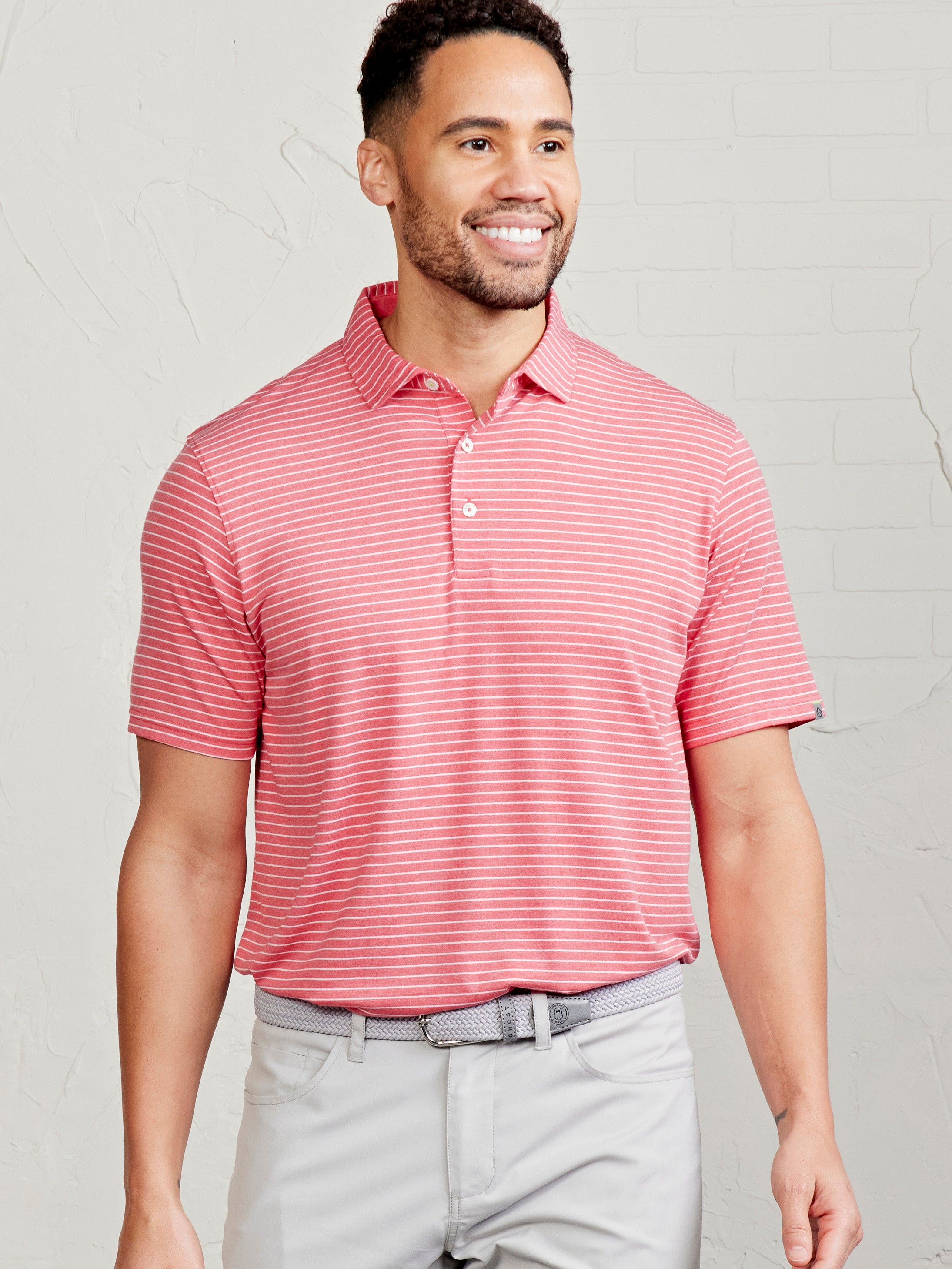 Racing Red Heather/White