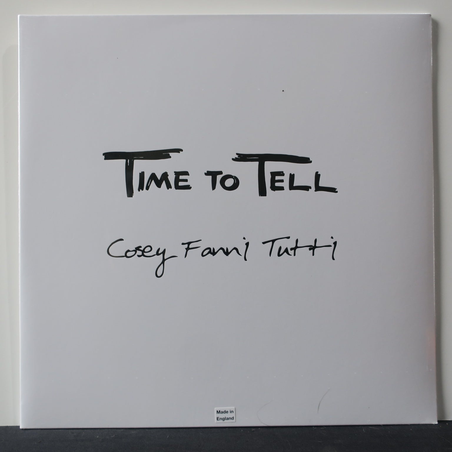 COSEY FANNI TUTTI 'Time To Tell' Clear Vinyl LP - Limited Edition Throbbing Gristle Chris Carter Collaboration - Perfect for Electronic Music Collectors & Vinyl Enthusiasts