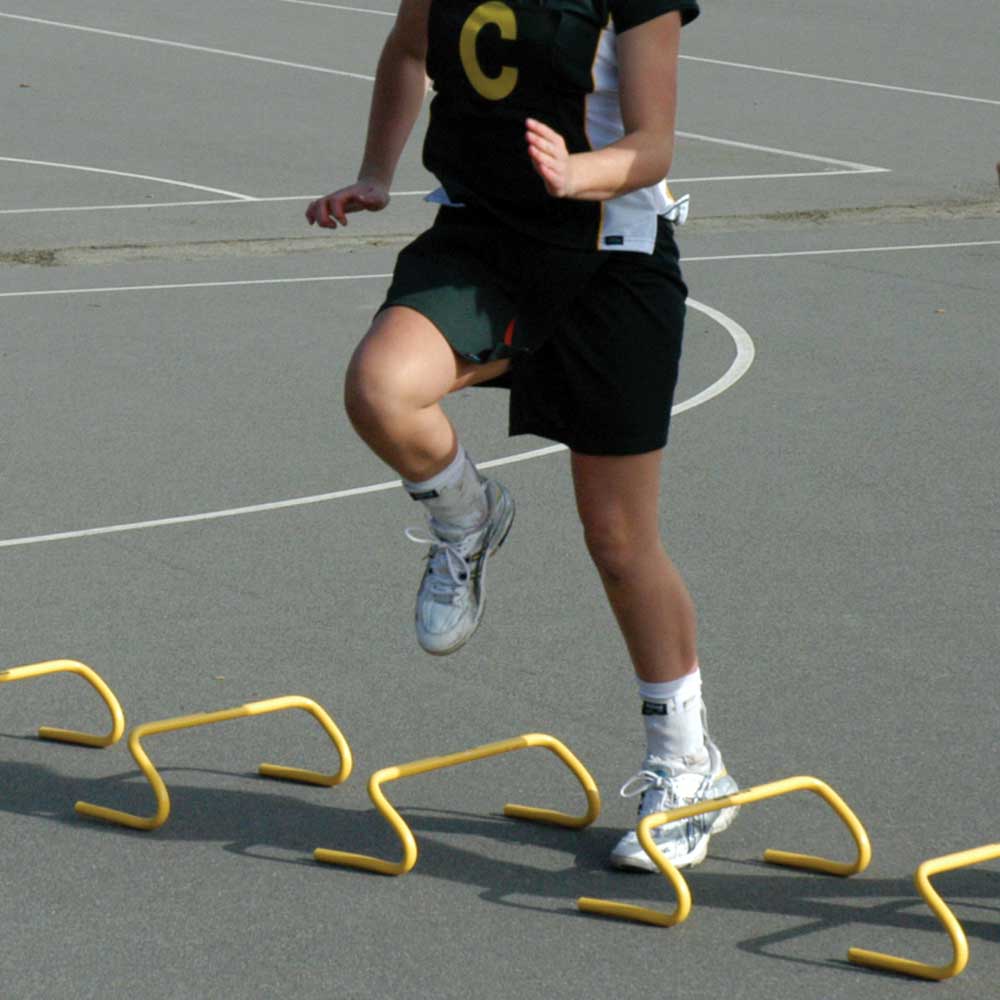 XLR8 Mixed Mini Hurdles Set - 6 Pack Adjustable Training Hurdles for Speed & Agility Drills | Perfect for Track, Soccer, Football & Kids Sports Training | Indoor & Outdoor Use