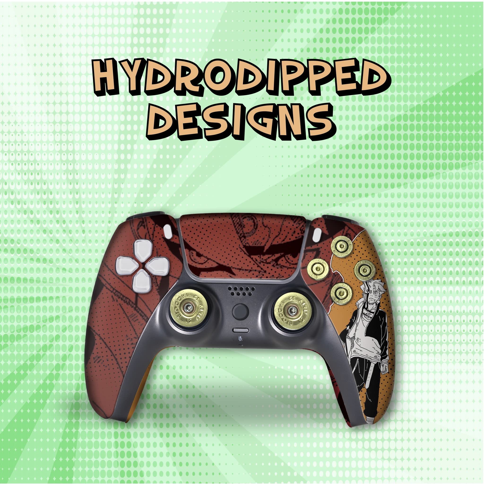 BCB Controllers Custom Wireless PS5 Controller for Playstation 5 Console - Premium Hydro-Dip Printed Gamepad (Not Just a Skin) | Modded Design for Enhanced Gaming Performance | Perfect for Competitive Play & Long Gaming Sessions