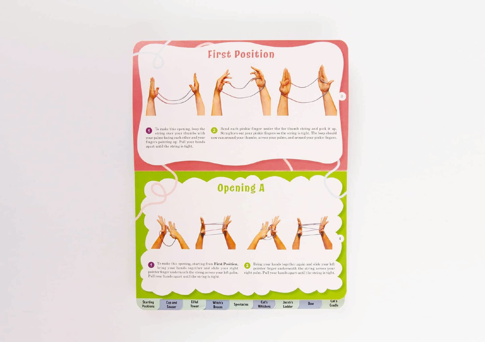 The Cat's Cradle & 8 Fun String Games for Kids - Classic Hand String Tricks for Unplugged Playtime, Travel & Indoor Activities