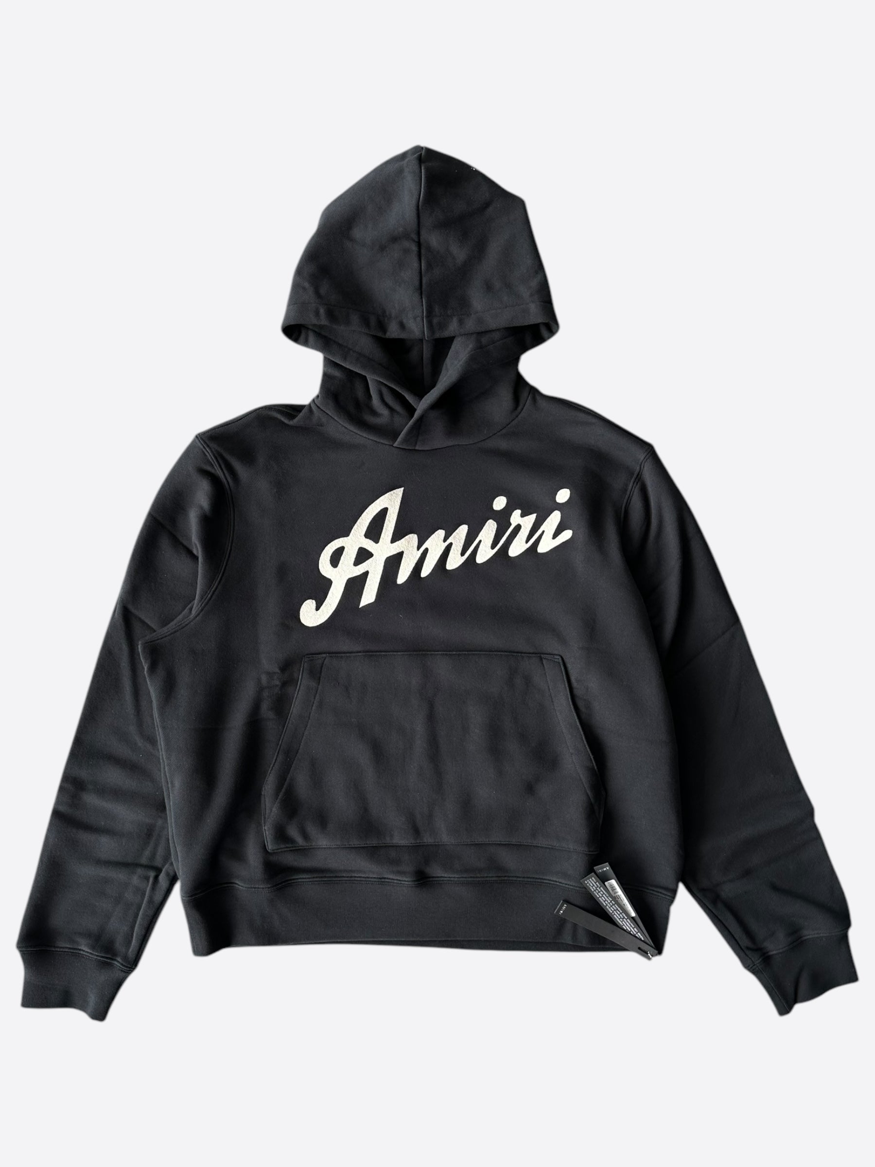 Amiri Black California Hawaiian Logo Hoodie for Men - Stylish Streetwear Pullover for Casual Outfits & Urban Fashion