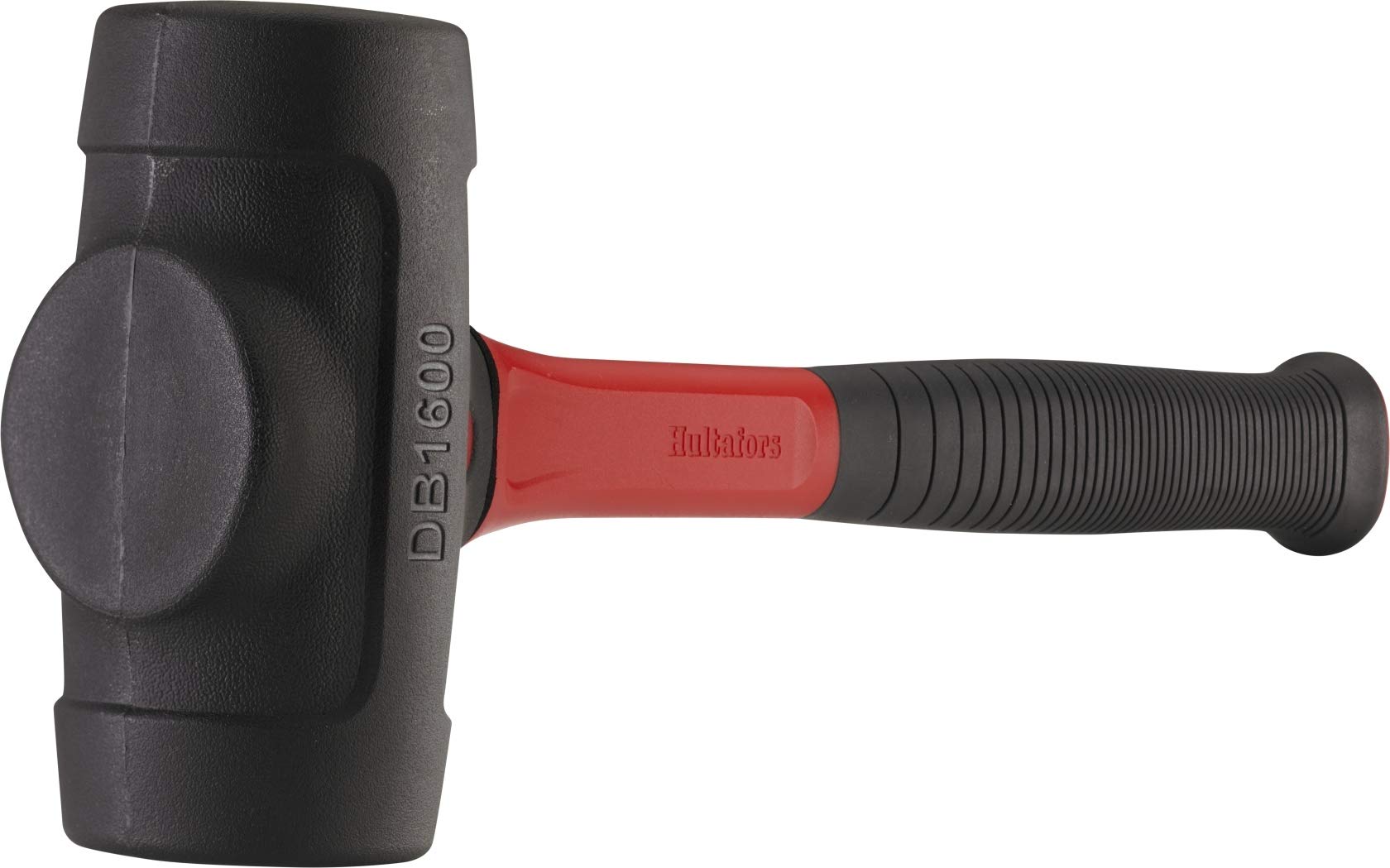 Hultafors DB 1600 Dead Blow Hammer - Non-Rebound Rubber Mallet with Coated Surface (823413) - Perfect for Auto Body Work, Woodworking & Metalworking Projects