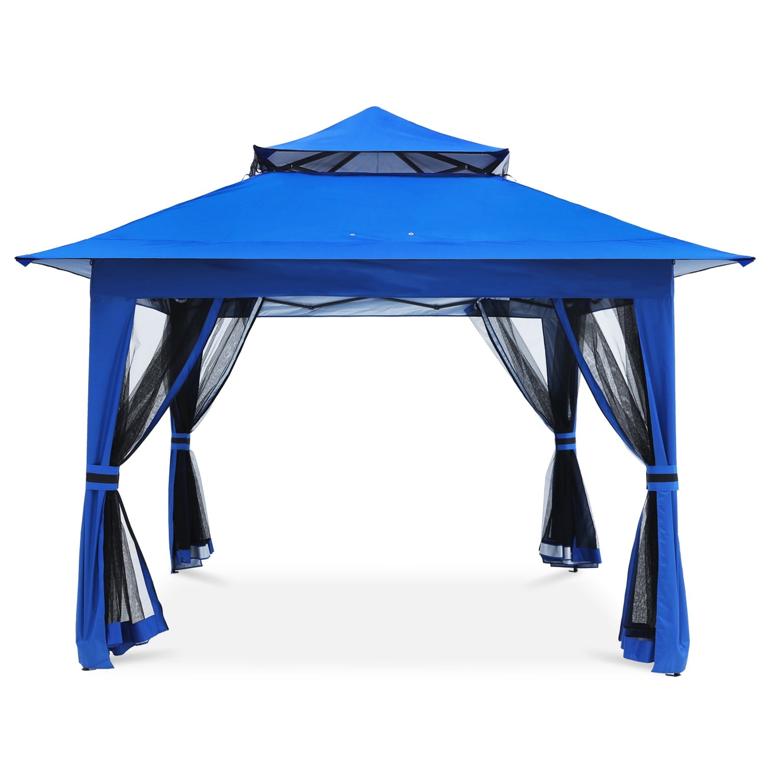 ABCCANOPY 11x11/13x13 FT Outdoor Double Soft Top Pop Up Gazebo with Mosquito Net - Perfect for Patio, Backyard, Garden Parties & Outdoor Relaxation