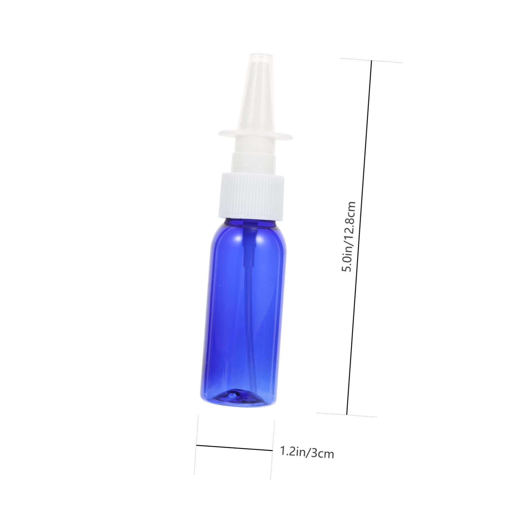 DOITOOL 24 Pack Empty Round Shoulder Spray Bottles with Nose Pump - Essential Oil Containers, Travel Size, Pet Care & Makeup Sprayers - Perfect for DIY, Home, Salon & On-the-Go Use