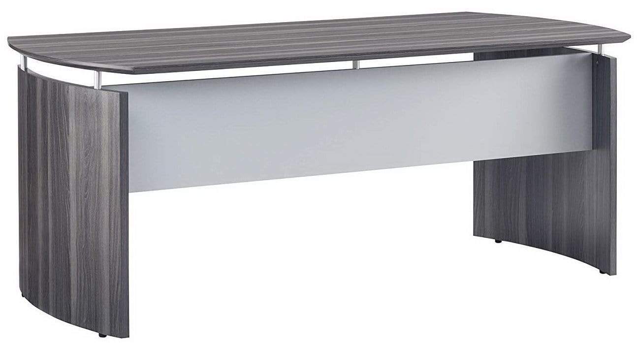 Safco Mayline Medina 72-Inch Curved Office Desk [MND72] - Ergonomic L-Shaped Workstation for Home Office, Study & Conference Room