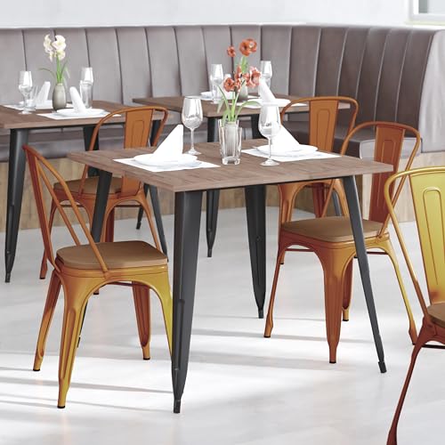 Orange/Teak