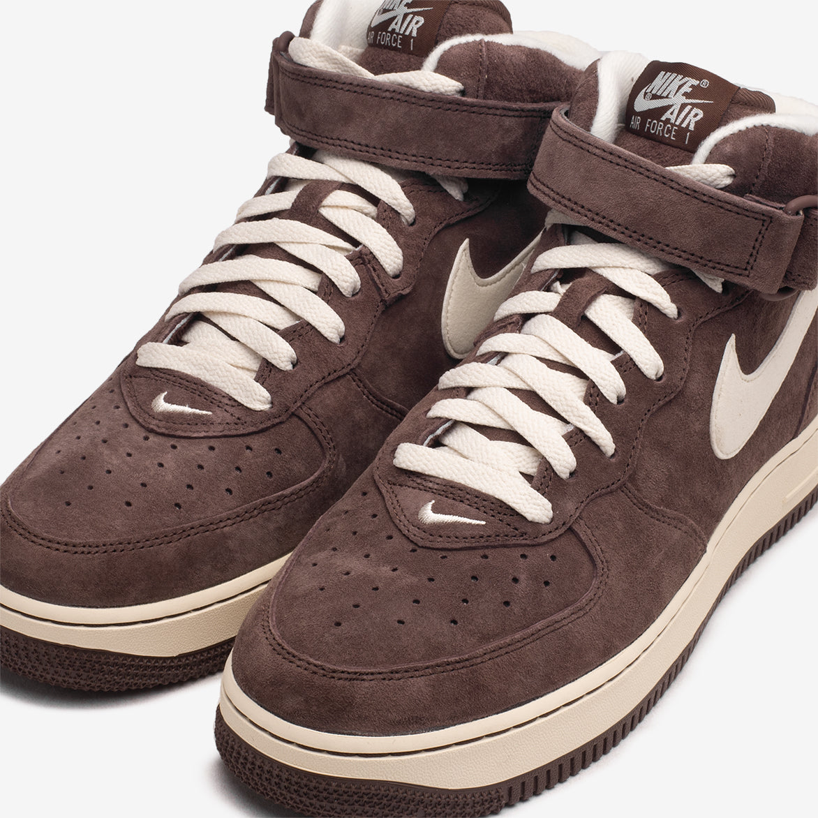Nike Air Force 1 Mid '07 QS Chocolate Men's Basketball Shoes - Retro Style Sneakers for Casual Wear & Street Fashion