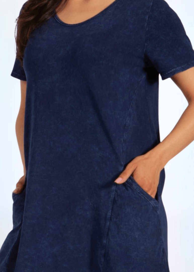Easy Going Casual Cotton Dress - Comfortable & Stylish Women's Summer Dress for Everyday Wear, Beach & Outings