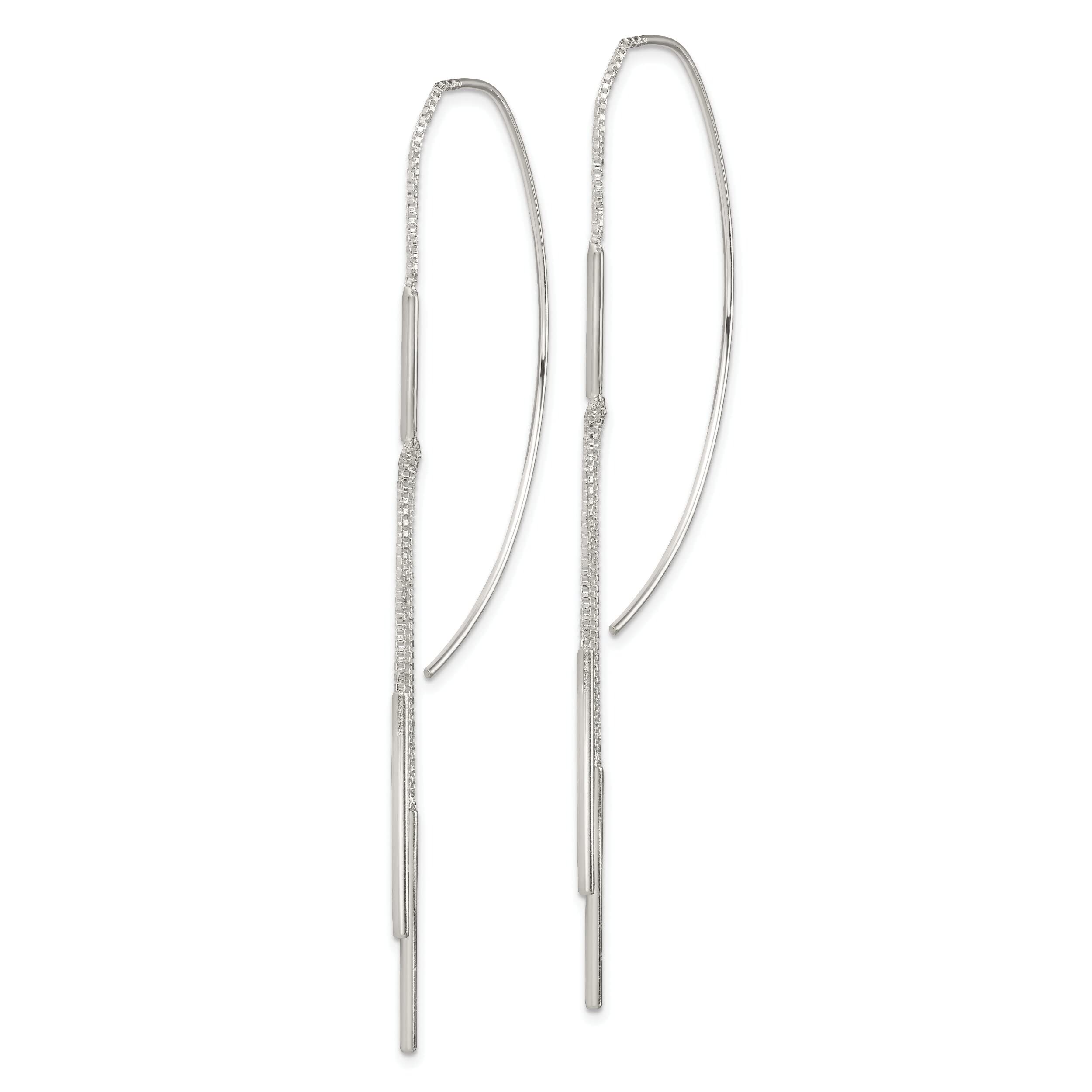 925 Sterling Silver Threader Drop Earrings for Women - Elegant Dangle Jewelry for Parties, Weddings & Everyday Wear