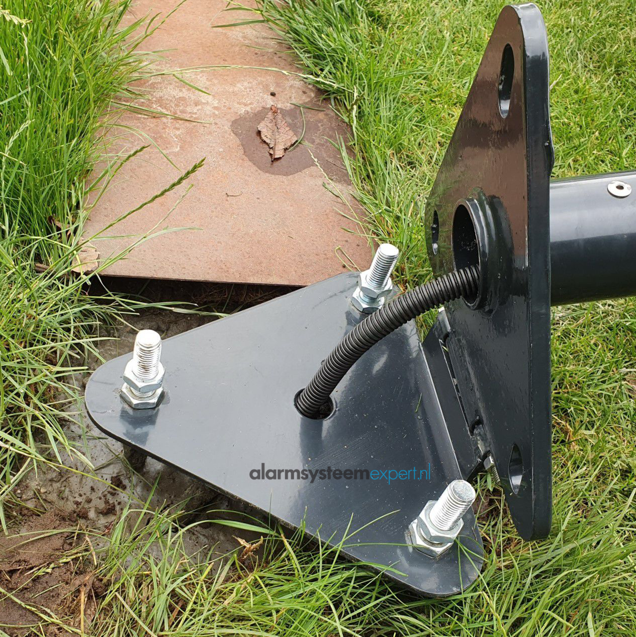 3M Round Camera Pole with Tilt Anchor - Perfect for Outdoor Security, Surveillance, and Home Monitoring Systems