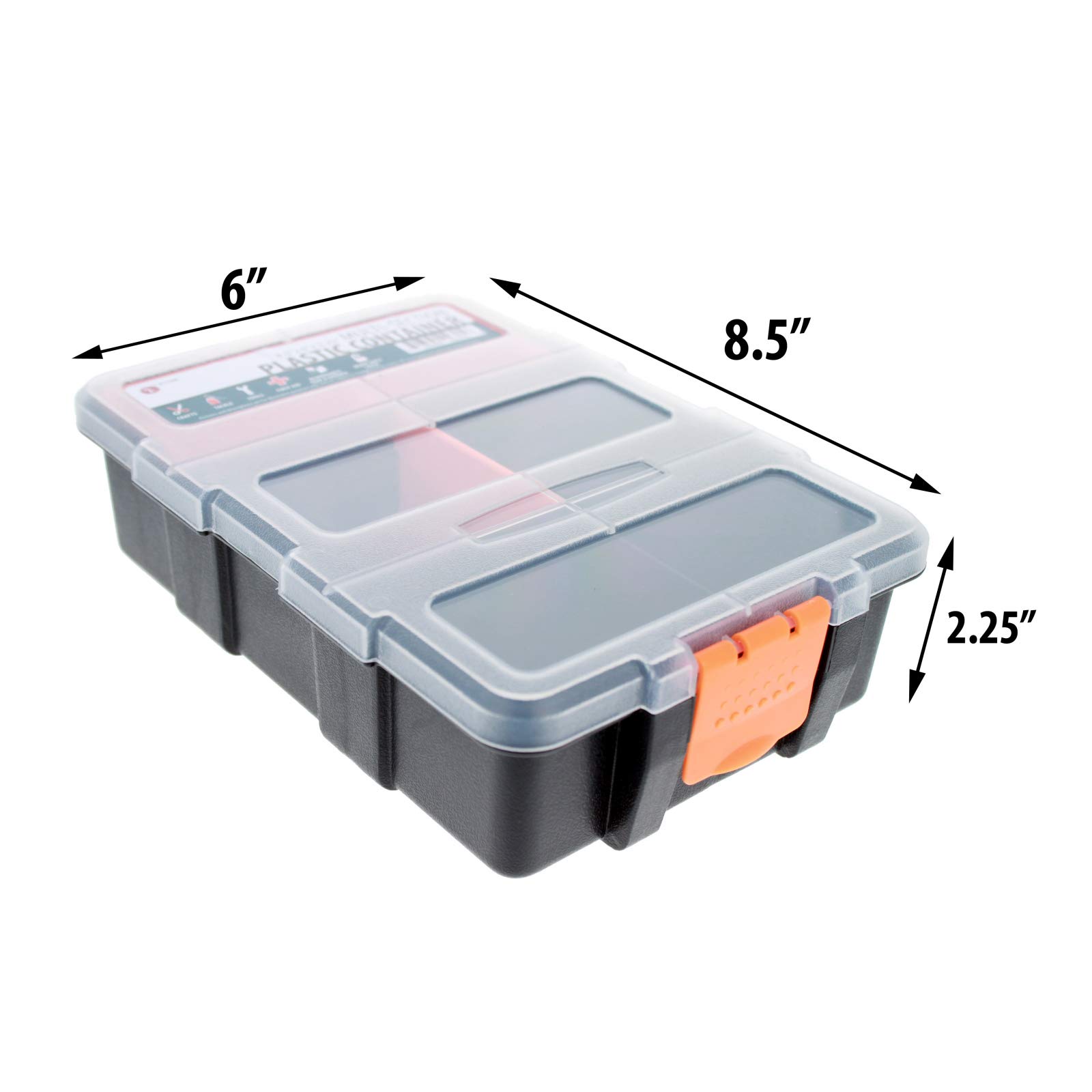 Hobby Craft Storage Toolbox - Multi-Section Tool Organizer with Adjustable Compartments for DIY, Sewing, Jewelry Making & Art Supplies | Perfect for Craft Rooms, Workshops & Home Organization