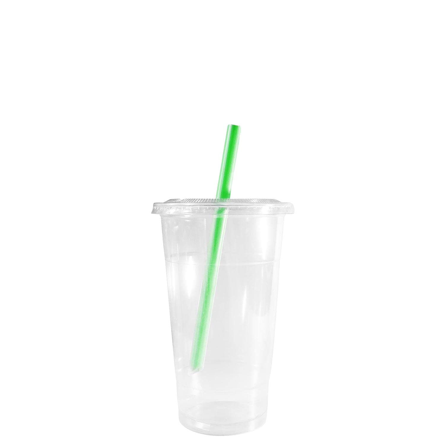 500 Count 9 oz Clear Plastic Disposable Cups with Lids & Smoothie Straws - BPA-Free PET Drinkware for Smoothies, Protein Shakes, Bubble Tea, Iced Coffee, Boba, Fresh Juice - Perfect for Meal Prep, Parties, Cafes & Takeout