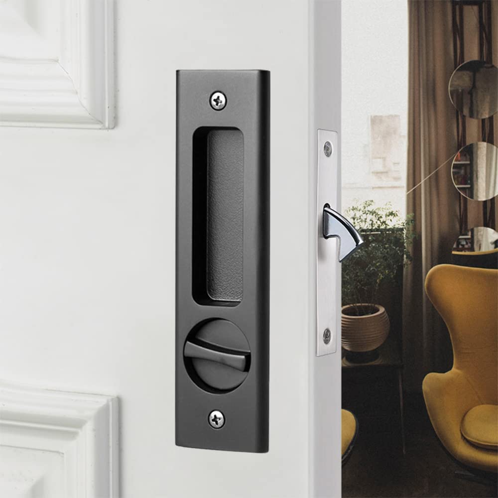 Stainless Steel Door Handles 3-Pack - Brushed Nickel for Hallway & Closet