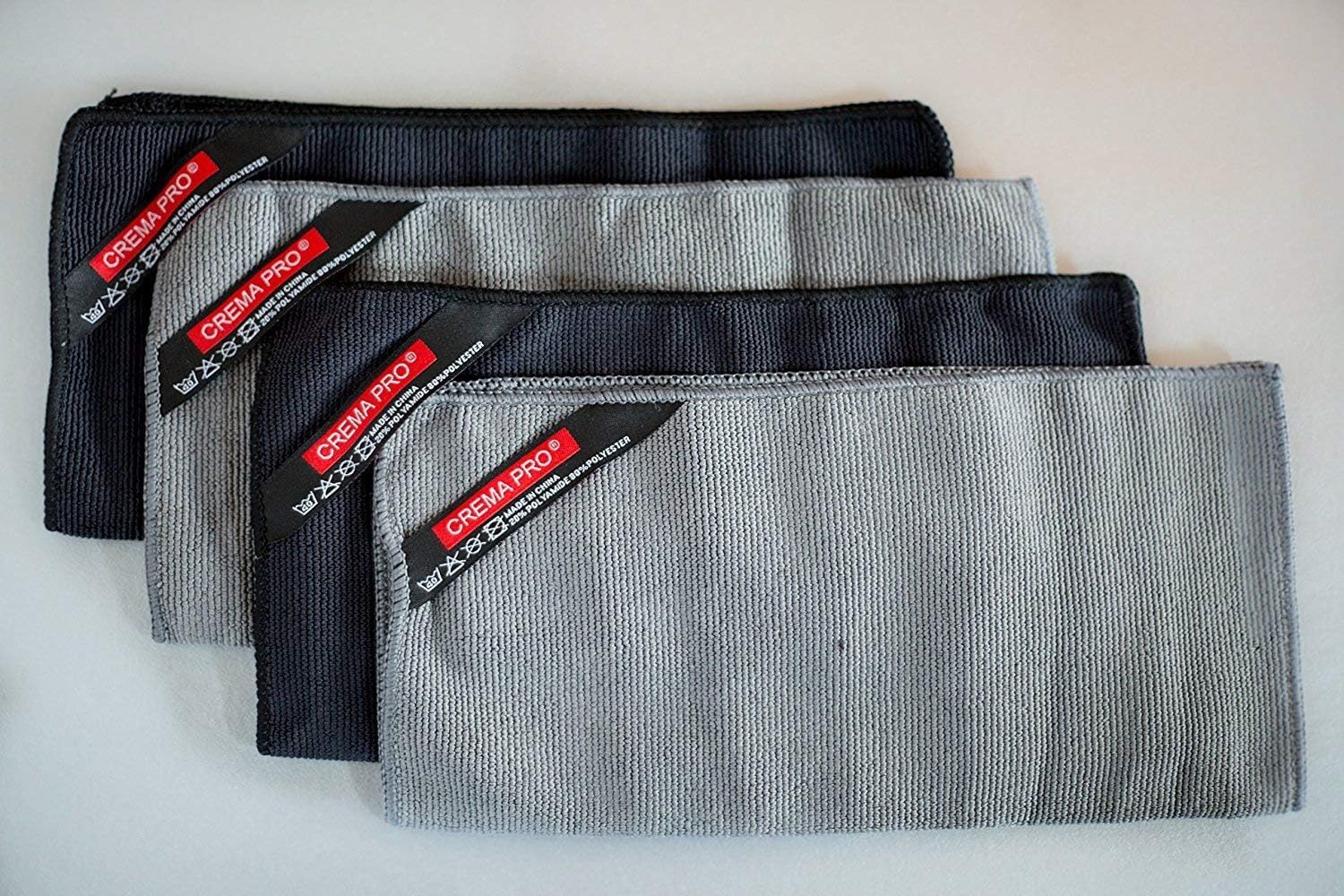 Barista Microfiber Cleaning Cloths 4-Pack - Premium Coffee & Espresso Accessories for Perfect Brews - Quick Drying & Reusable - Ideal for Coffee Machines, Espresso Makers & Countertop Cleaning