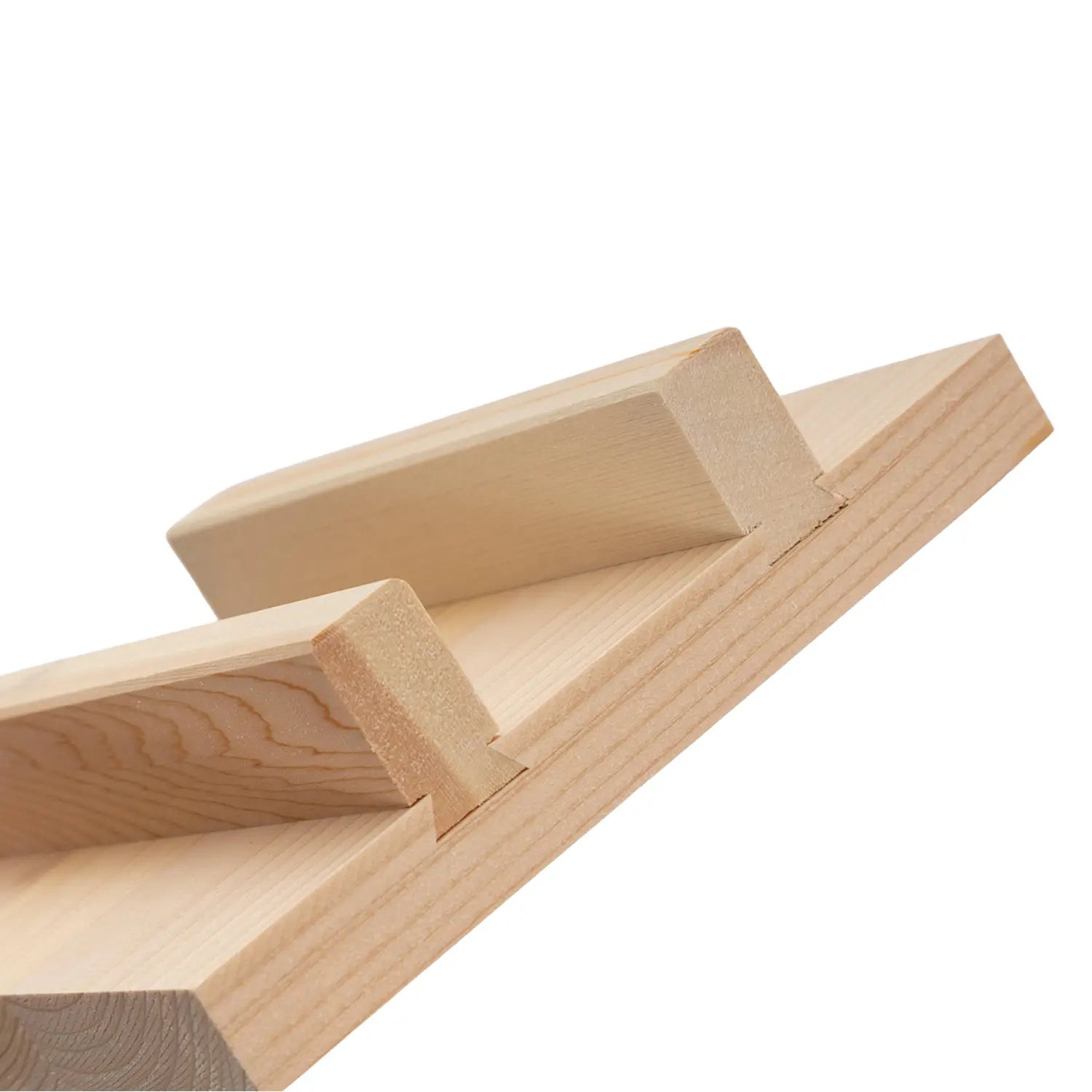 Premium EBM Sawara Cypress Wooden Lid for Square Omelette Pan - Natural Japanese Wood Cover for Nonstick Frying Pans, Perfect for Kitchen Cooking & Serving Dishes