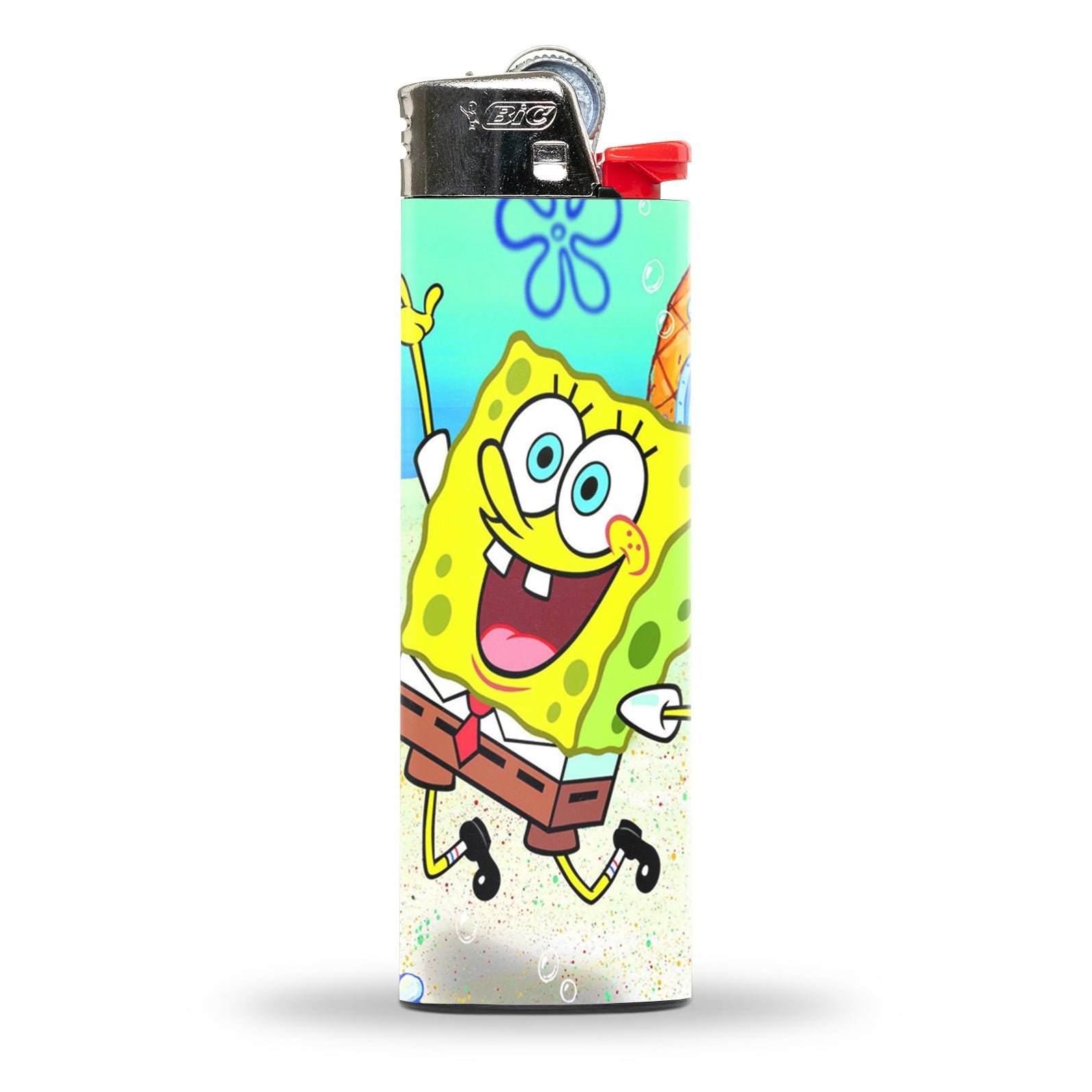 SpongeBob SquarePants Novelty Lighter - Waterproof Windproof Refillable Butane Lighter for Camping, Hiking, BBQ & Outdoor Adventures