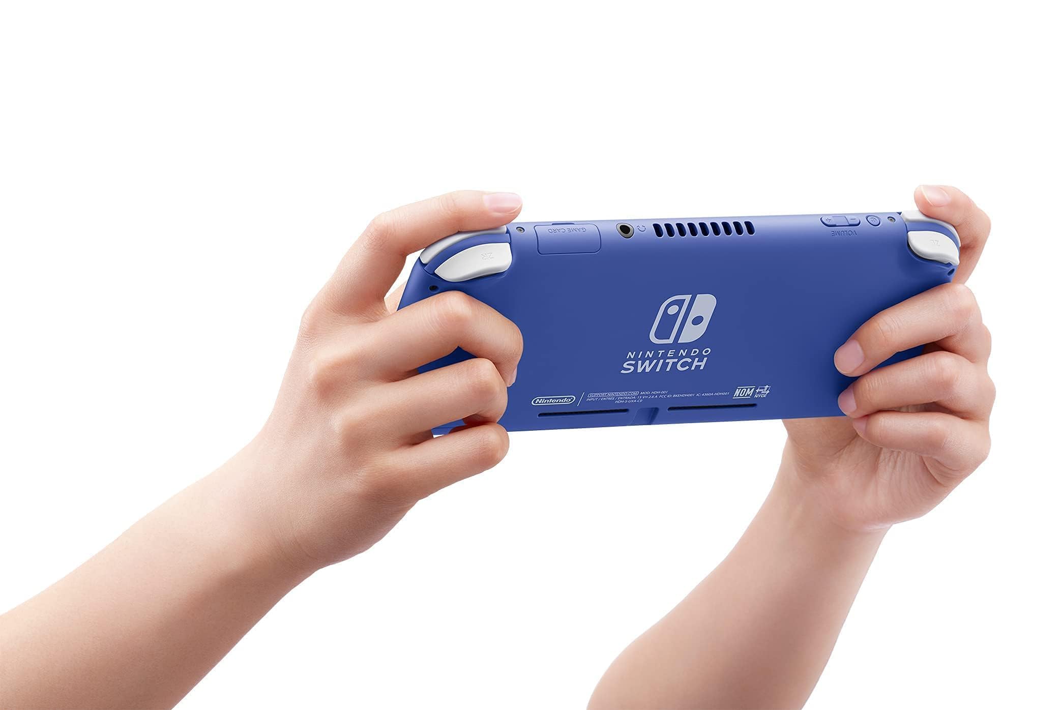 Nintendo Switch Lite Handheld Console - Blue | Portable Gaming for Travel, Commute & Home Play