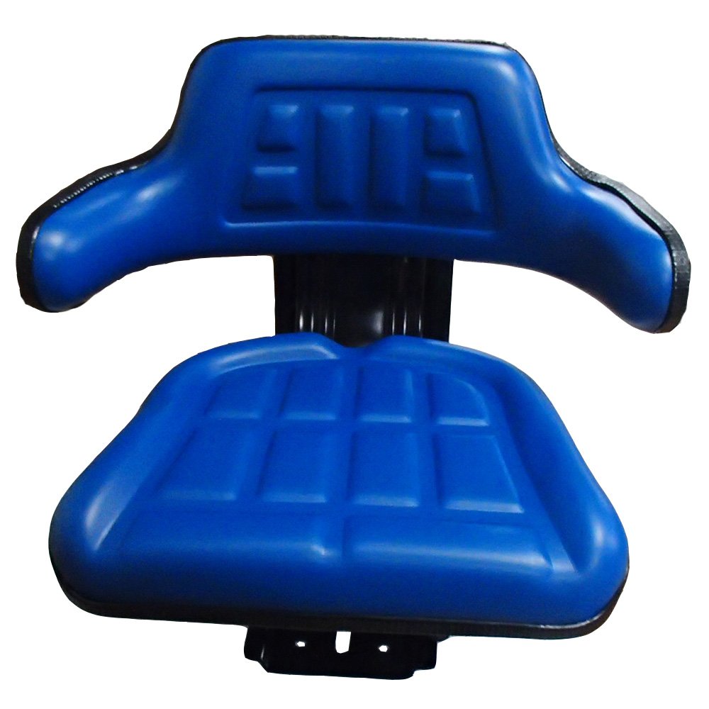 RAParts Blue Waffle Style Suspension Seat for Ford 2N 8N 9N NAA Jubilee Tractors - Comfortable Tractor Seat Replacement for Farming & Outdoor Work