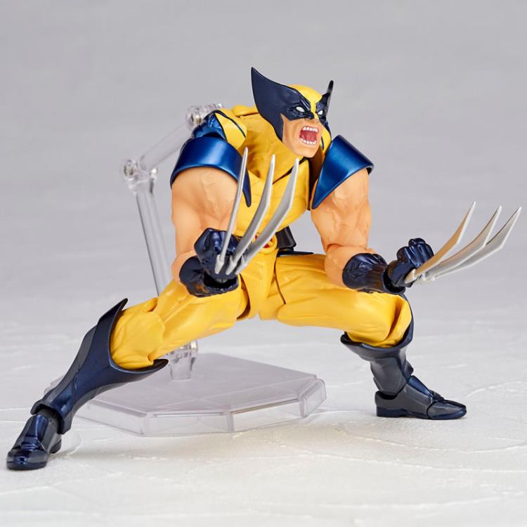 Amazing Yamaguchi Revoltech No. 005 Wolverine Action Figure - Highly Articulated Collectible Toy for Marvel Fans | Display, Photography & Cosplay Scenes