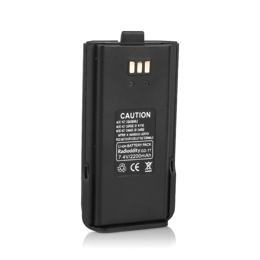 Replacement Battery for Radioddity GD-77 GD-77S GA-510 - High Capacity Li-ion Battery Pack - Perfect for Ham Radio & Two-Way Communication Devices