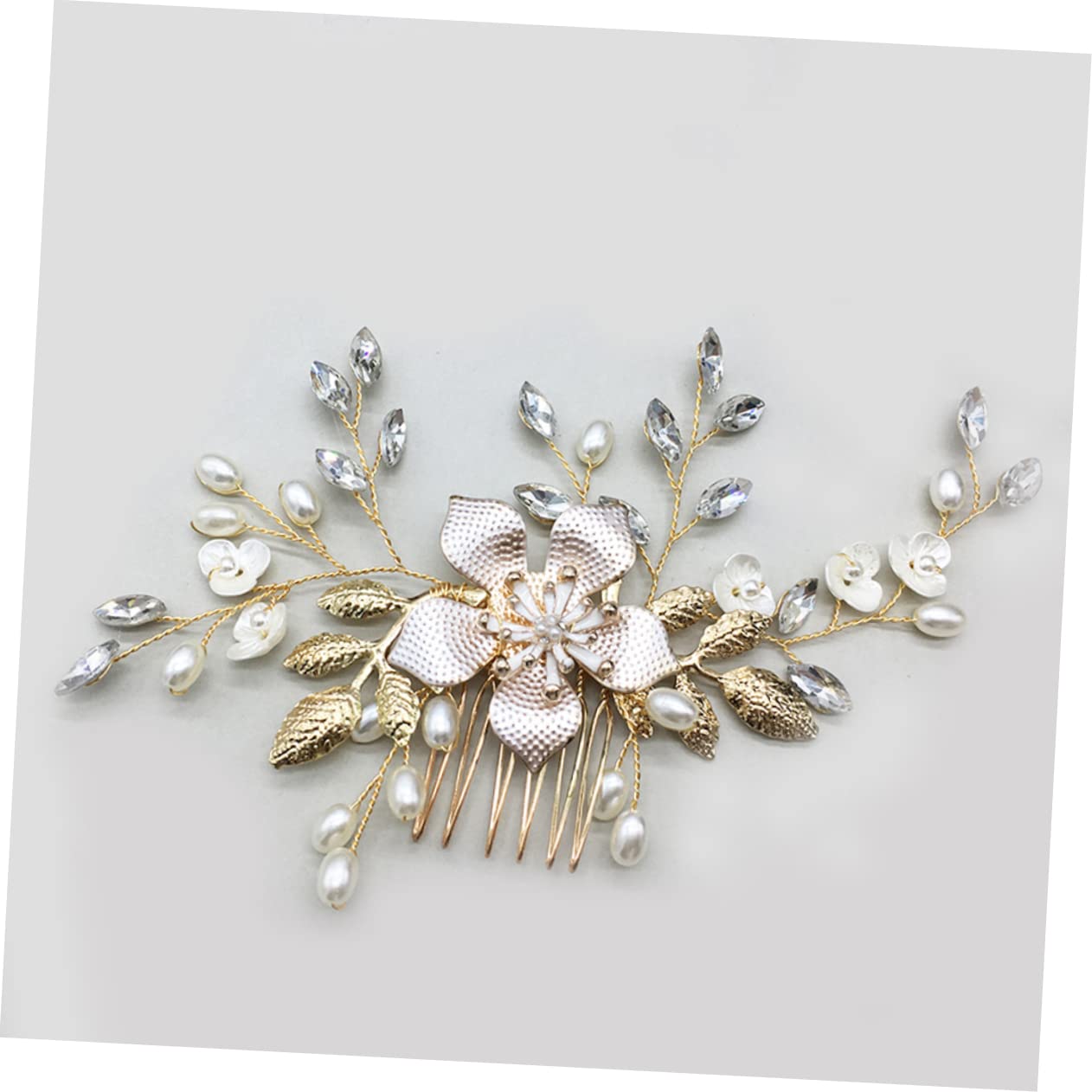 LALAFINA Elegant Pearl Wedding Hair Comb – Bridal Hair Accessories for Bride, Special Occasions | Perfect for Weddings, Prom, Formal Events & Photo Shoots