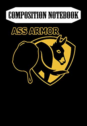 Composition Notebook: Ass Armor PUBG Design, 6x9 Inches, 100-Page Blank Lined Journal for Writing, Note Taking & Gaming Inspiration | Perfect for Students, Gamers & Creative Writing