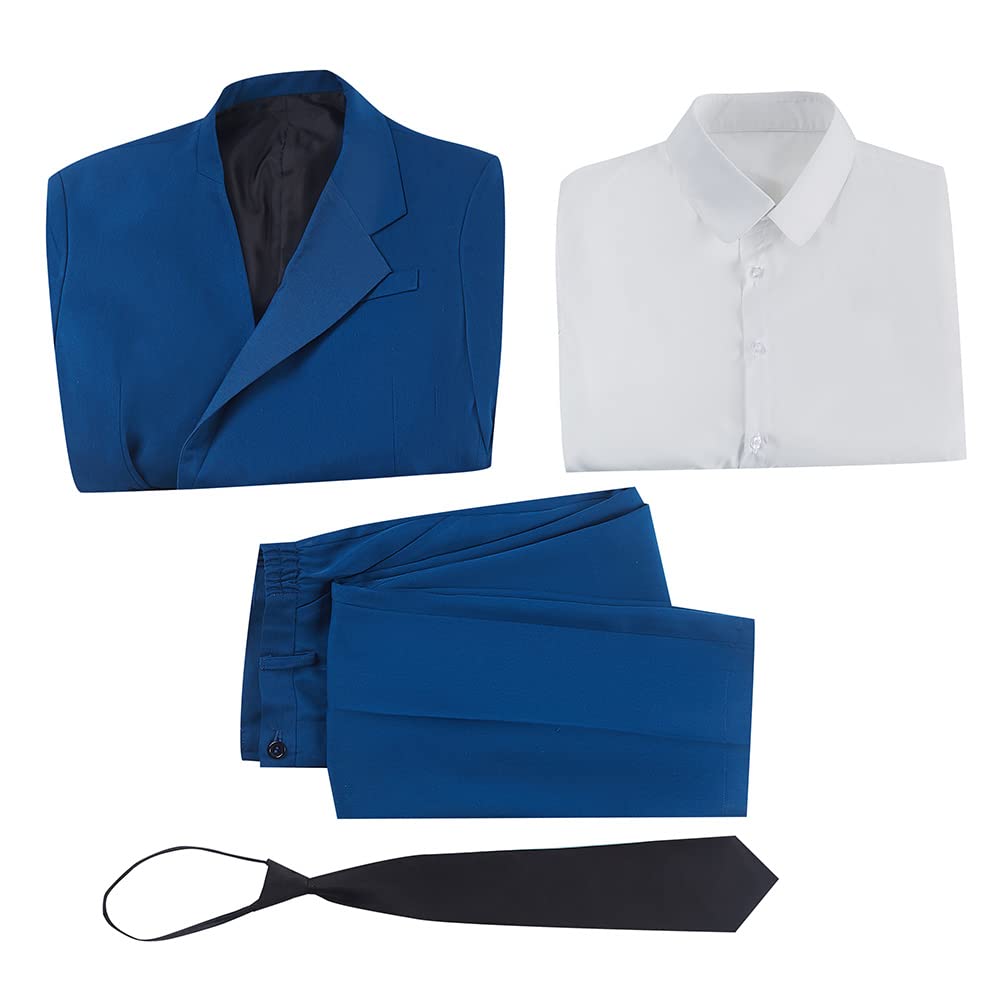 Anime Spike Spiegel Cosplay Costume - Cowboy Bebop Halloween Costume Outfit for Men, Women - Perfect for Halloween Parties, Comic Con, Cosplay Events & Anime Conventions