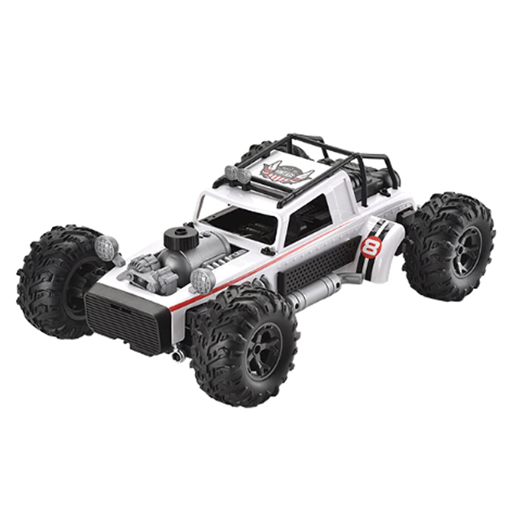 LEELLY 1/10 Scale RC Stunt Car for Kids - 4WD Remote Control Drift Spin Stunt Truck with 20KM/H High Speed, All Terrain Climbing RC Buggy - Perfect for Off-Road Racing, Backyard Play & Birthday Gifts for Boys & Girls