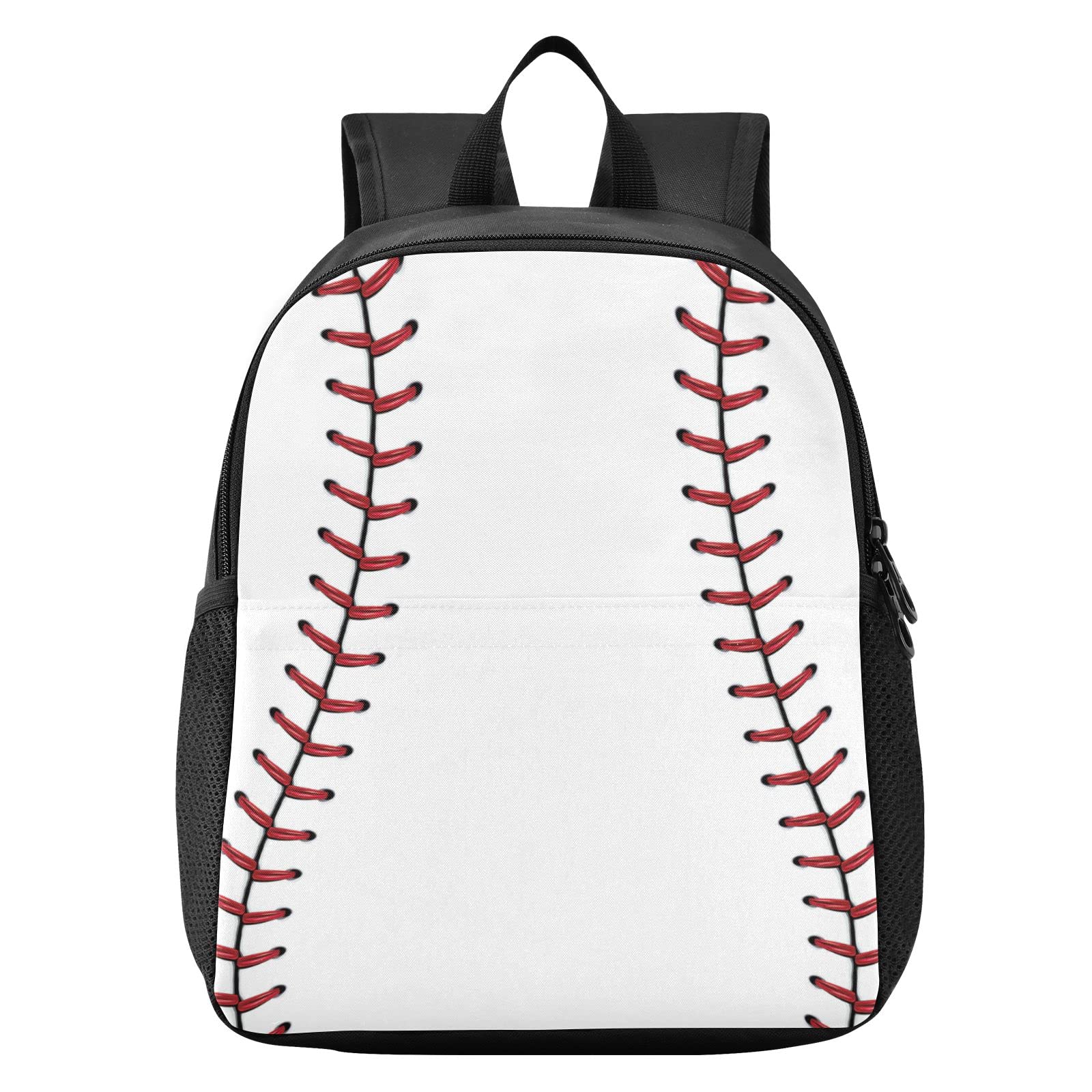 Blueangle Waterproof Baseball Backpack for Kids 2-6 Years - Lightweight School Bag with Red Lace Print - Perfect for School, Sports & Outdoor Activities