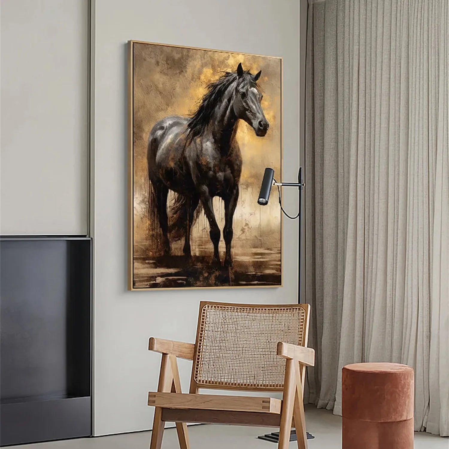 Animal Art Painting #AP056 - Handmade Wildlife Canvas Art for Home & Office Decor | Perfect for Living Room, Bedroom, and Gift Giving