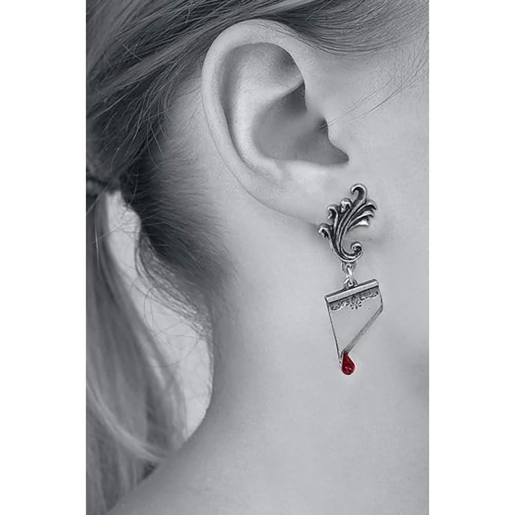 Alchemy Gothic Marie Antoinette Earrings - Gothic Jewelry from England - Perfect for Victorian Costumes, Steampunk Fashion & Historical Reenactments