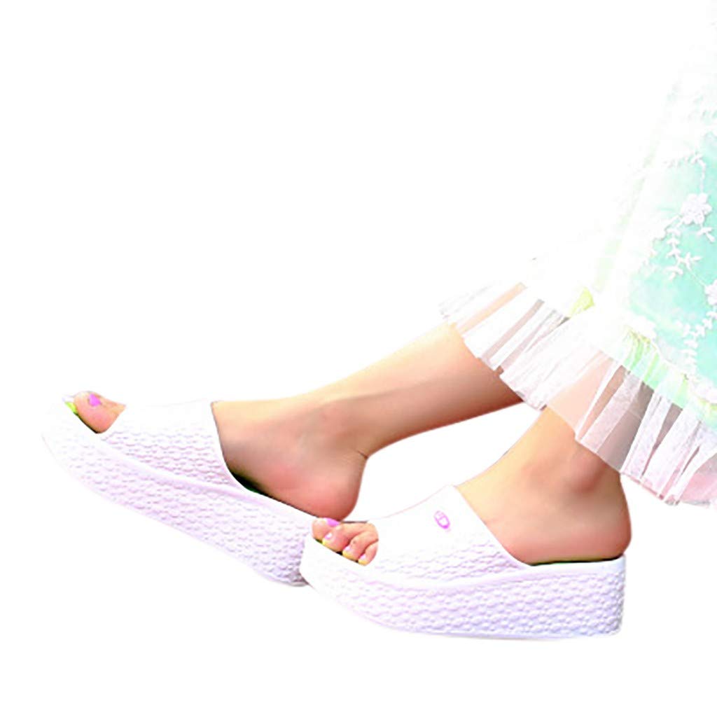 Comfortable Lightweight Women's & Men's Summer Slippers - Non-Slip Shower Sandals with Thick Soft Sole for Pool, Beach, Bathroom & Indoor Home Use