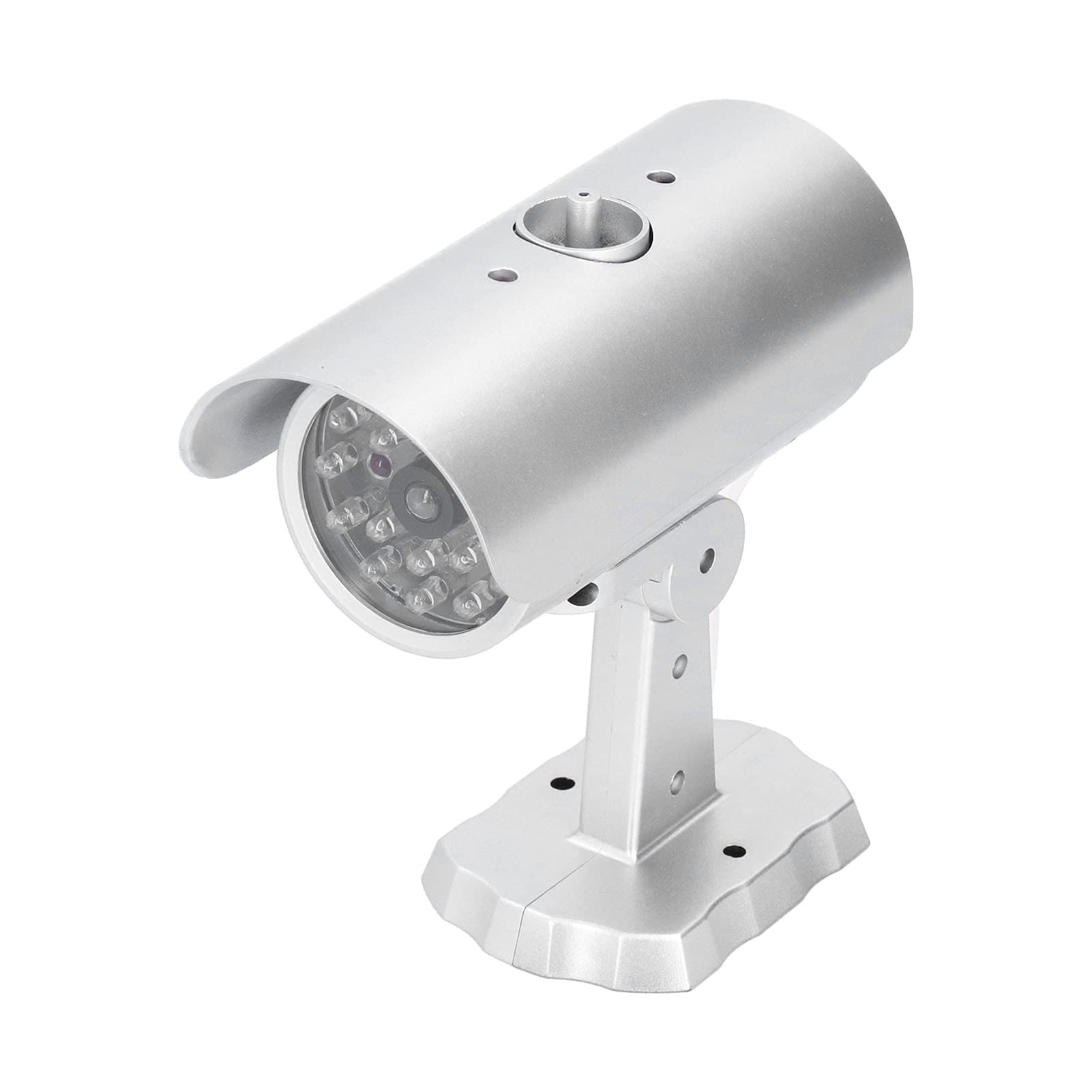 Hyuduo Fake Security Camera with Flashing LED - Dummy Surveillance System for Indoor/Outdoor Use - Ideal for Home, Business & Smart Doorbell Security - Deter Burglars & Enhance Safety