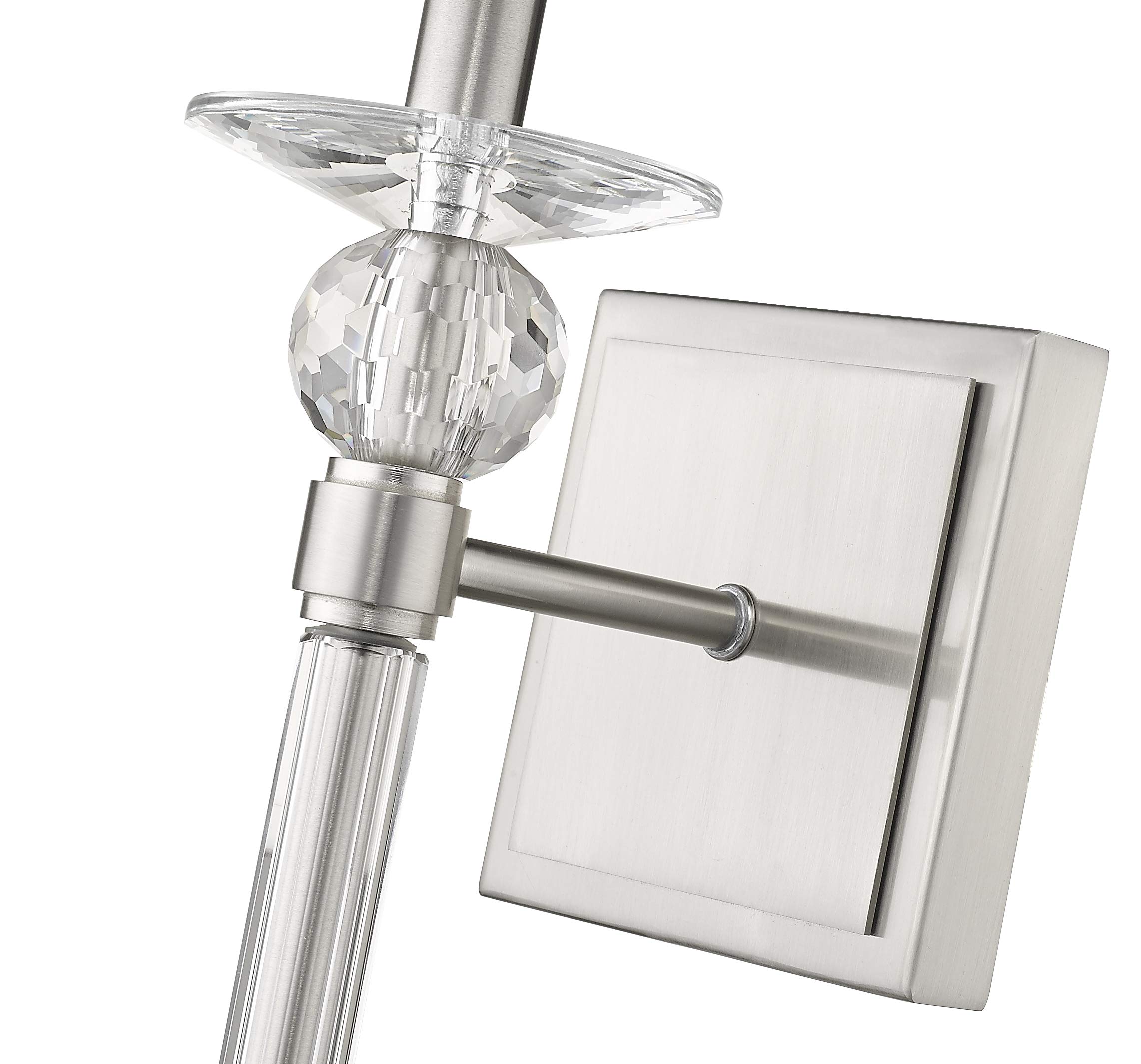 Z-Lite 804-1S-BN Modern 1-Light Wall Sconce in Bronze Finish - Perfect for Bedroom, Hallway, and Living Room Lighting